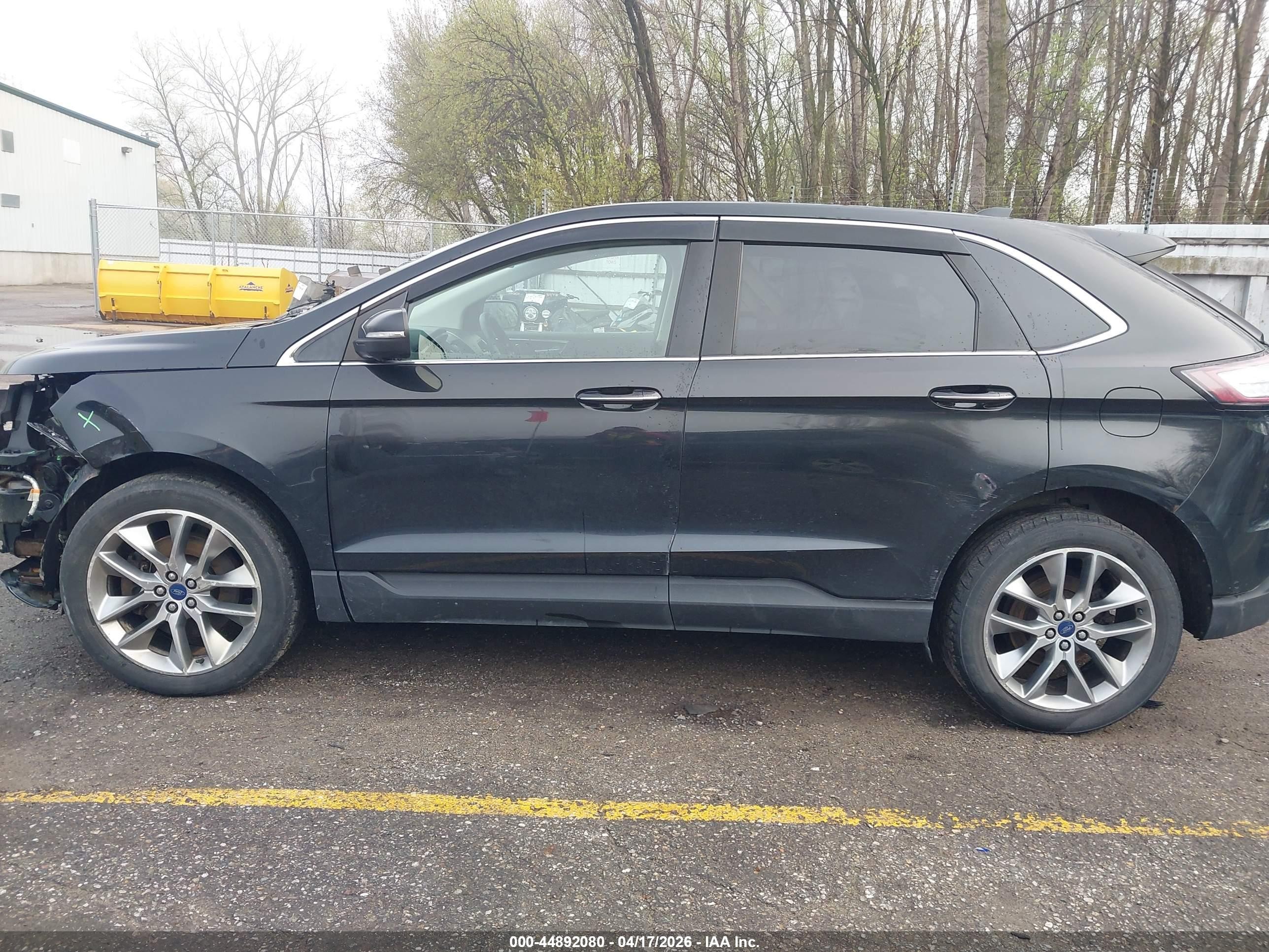 2015 Ford Edge Titanium Black vin: 2FMPK4K8XFBB40000