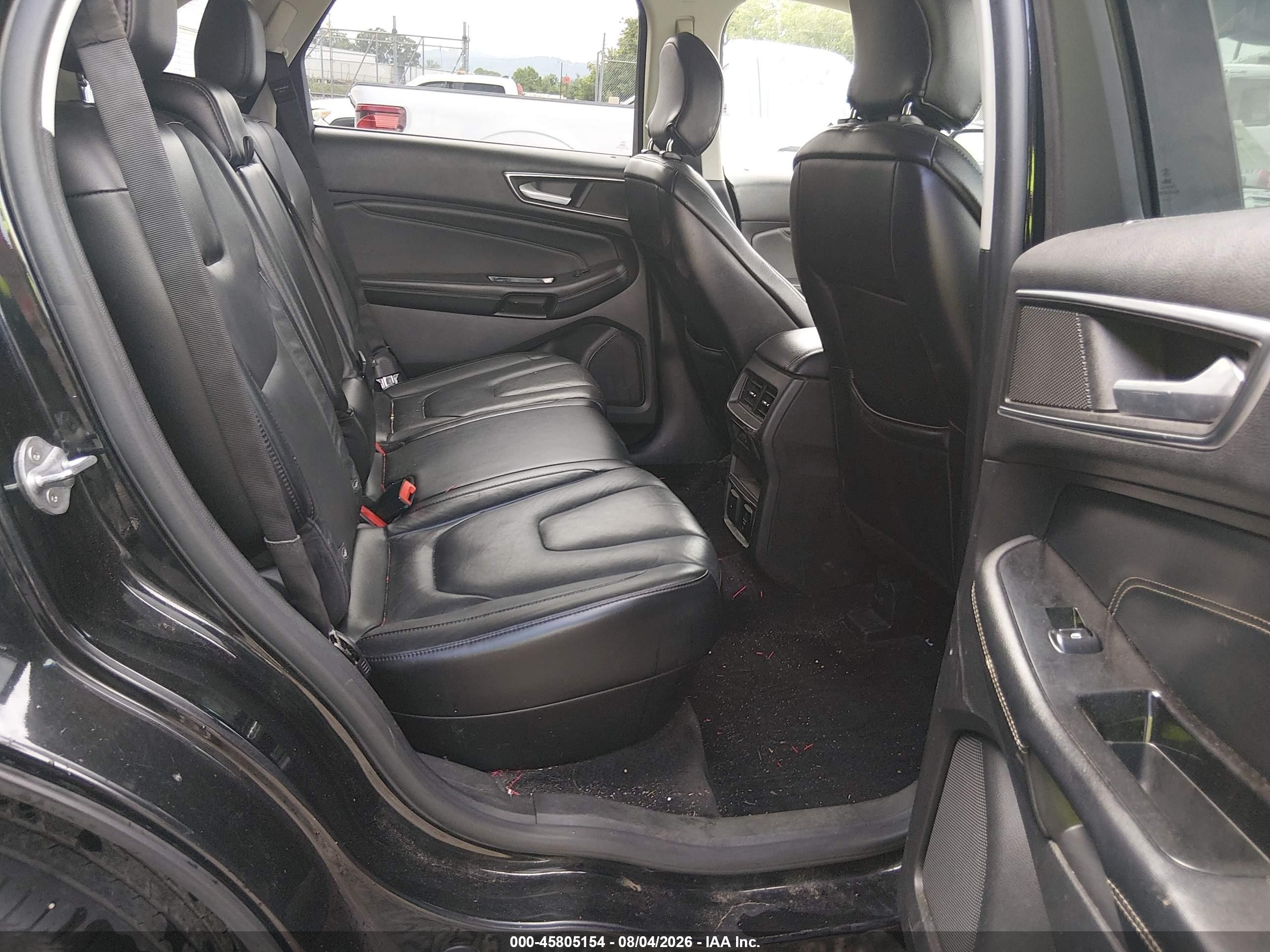 2015 Ford Edge Titanium Черный vin: 2FMPK4K8XFBB98771