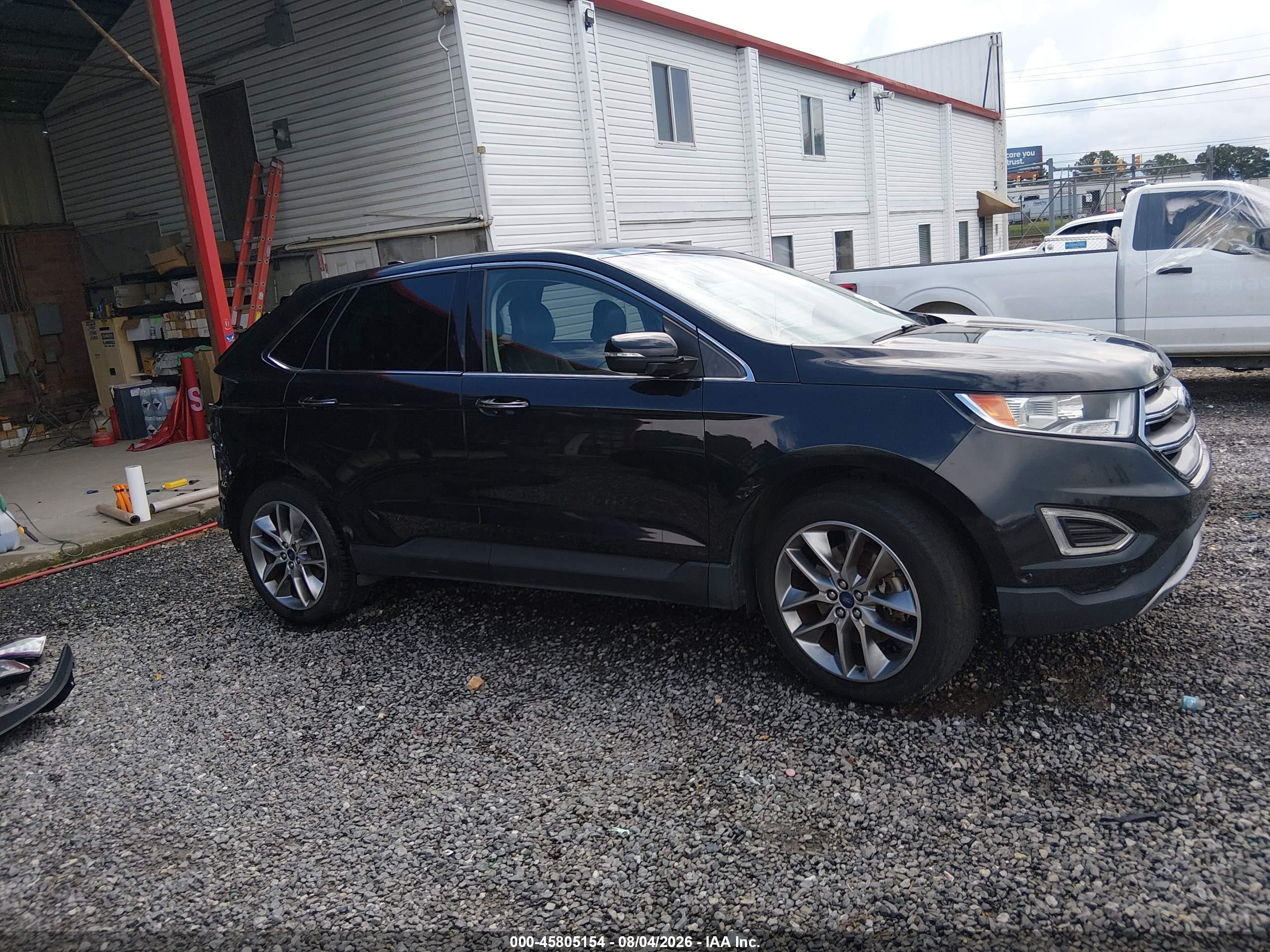 2015 Ford Edge Titanium Черный vin: 2FMPK4K8XFBB98771
