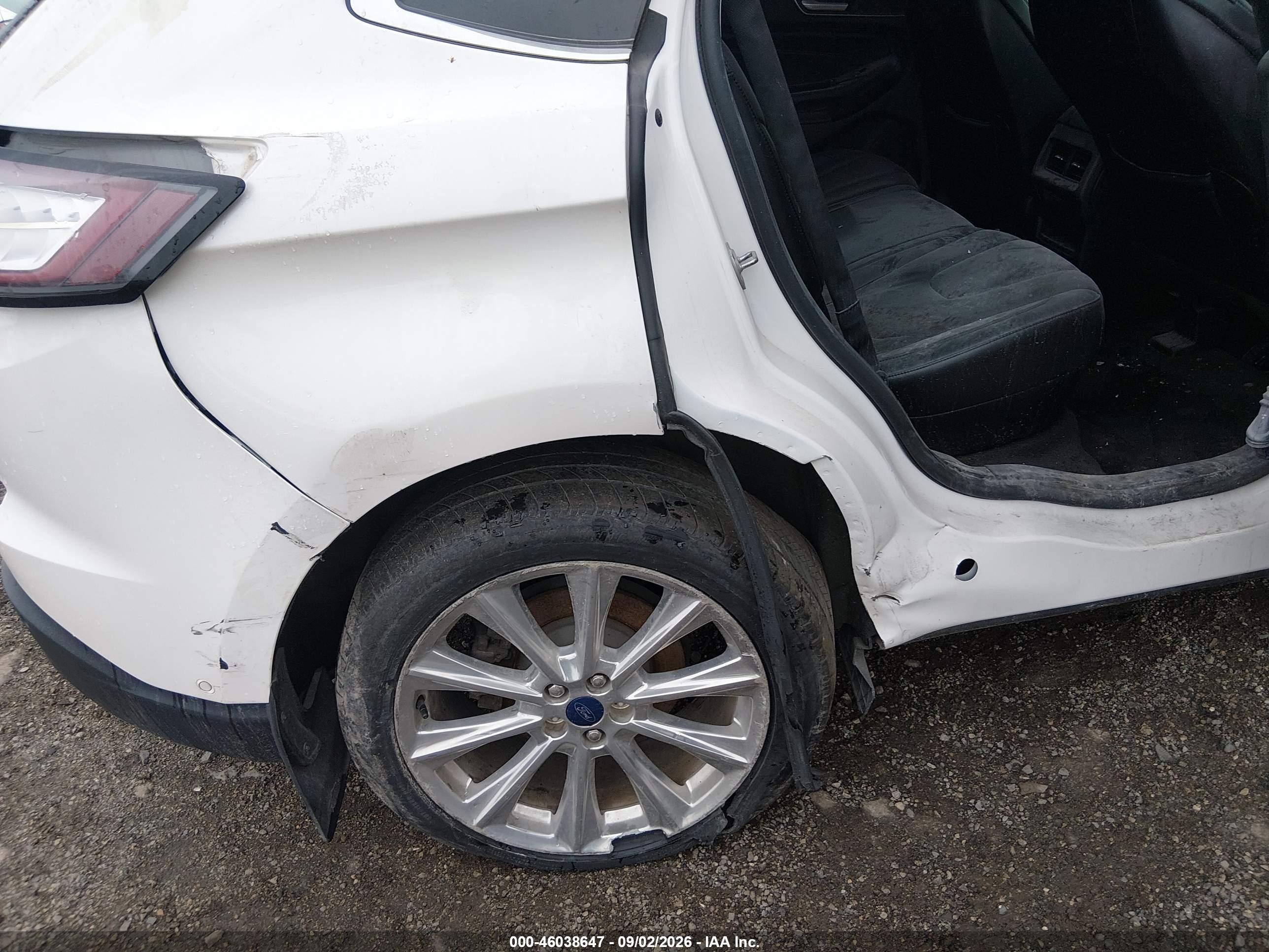 2018 Ford Edge Titanium White vin: 2FMPK4K8XJBB62071