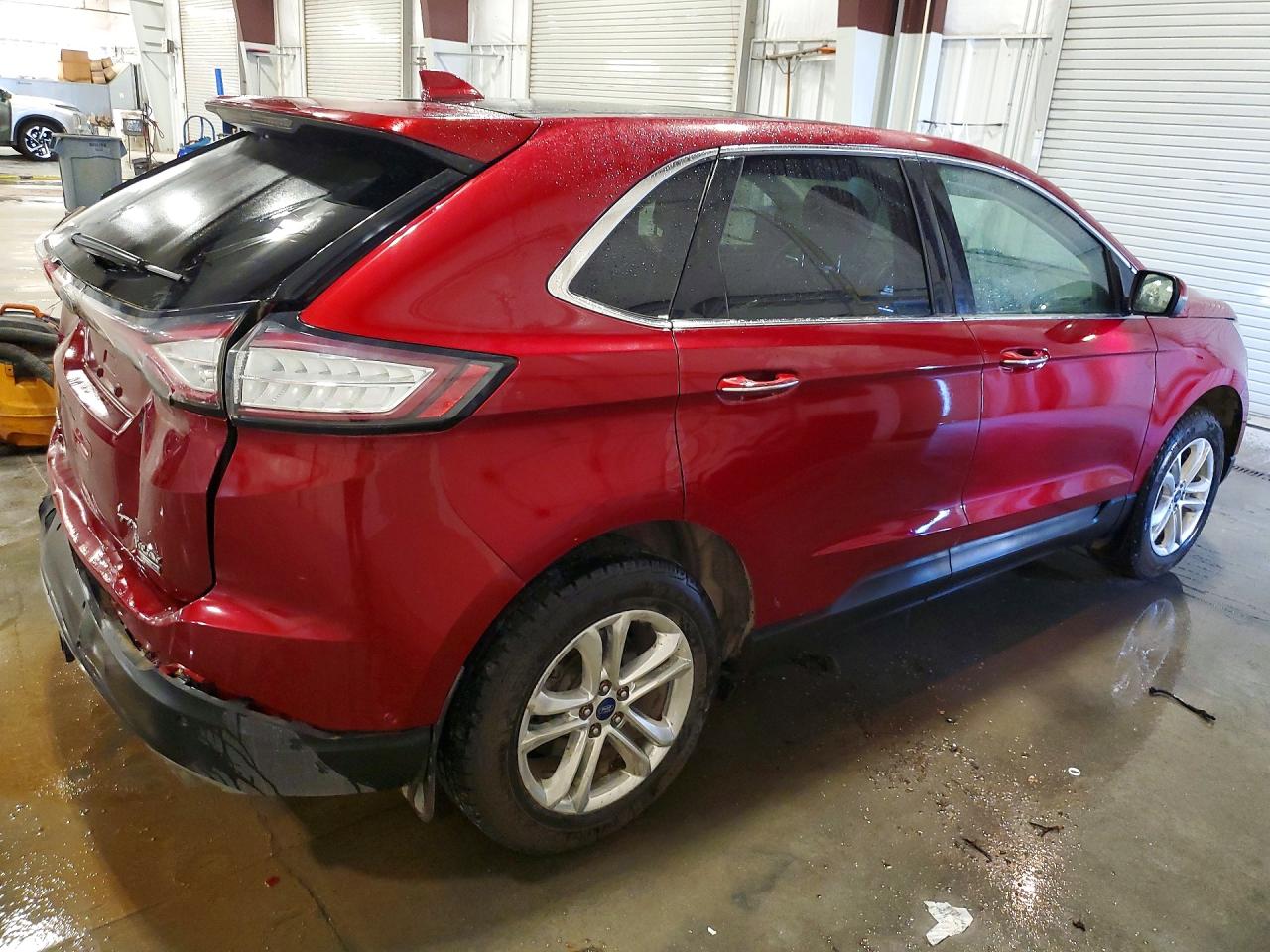 2015 Ford Edge Titanium Красный vin: 2FMPK4K90FBB60801