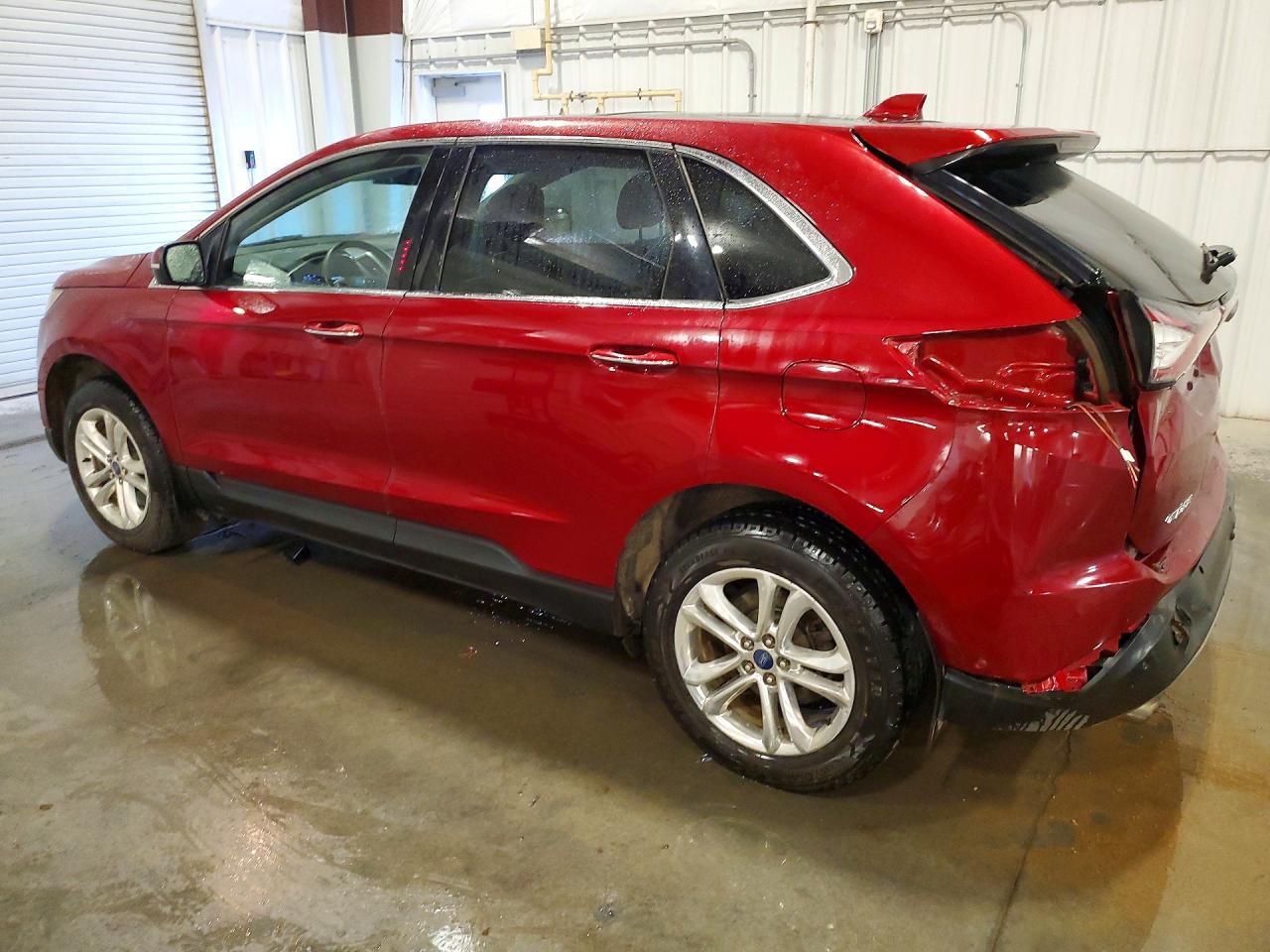 2015 Ford Edge Titanium Красный vin: 2FMPK4K90FBB60801