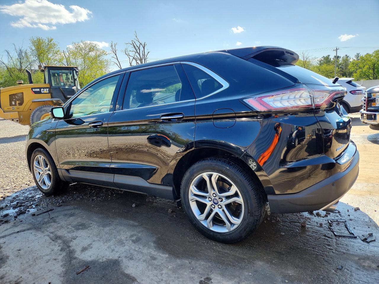 2017 Ford Edge Titanium Black vin: 2FMPK4K90HBB57626
