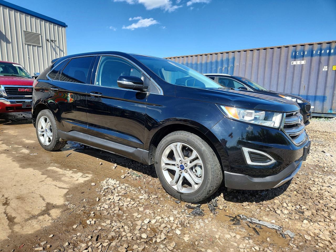 2017 Ford Edge Titanium Black vin: 2FMPK4K90HBB57626