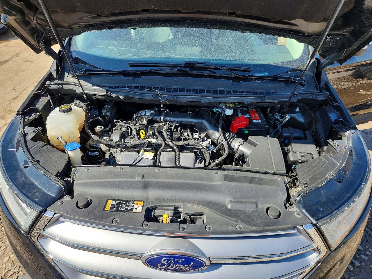 2017 Ford Edge Titanium Black vin: 2FMPK4K90HBB57626