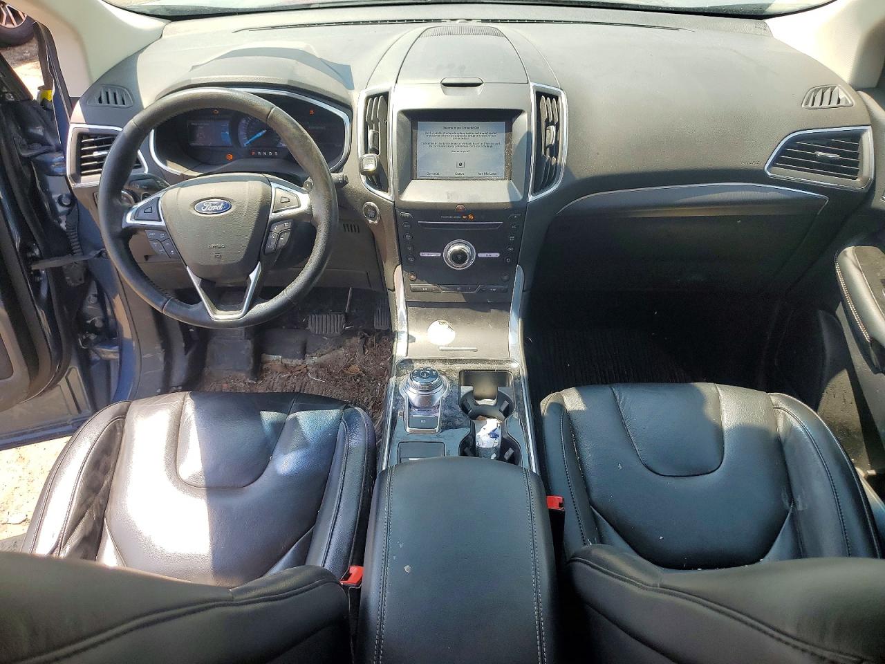 2019 Ford Edge Синий vin: 2FMPK4K90KBC10347