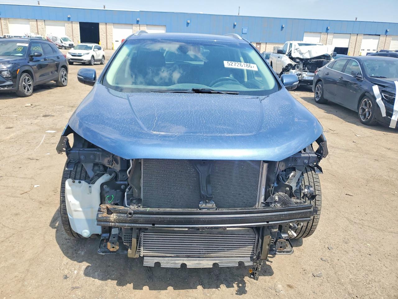 2019 Ford Edge Синий vin: 2FMPK4K90KBC10347
