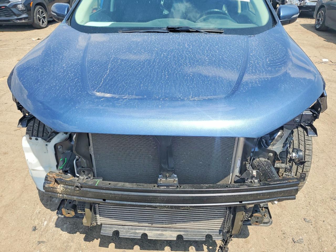 2019 Ford Edge Синий vin: 2FMPK4K90KBC10347
