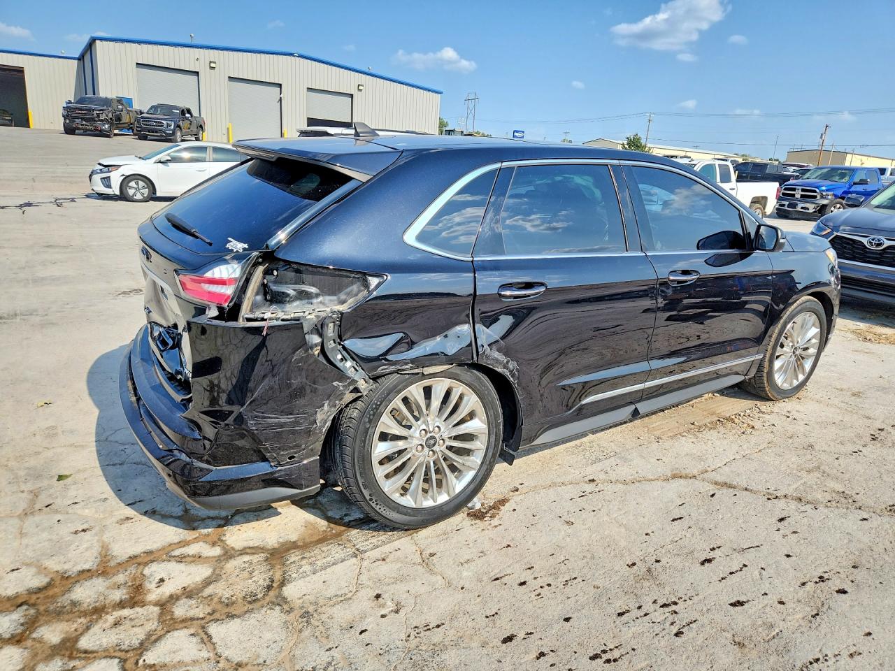 2020 Ford Edge Titanium Black vin: 2FMPK4K90LBB20634