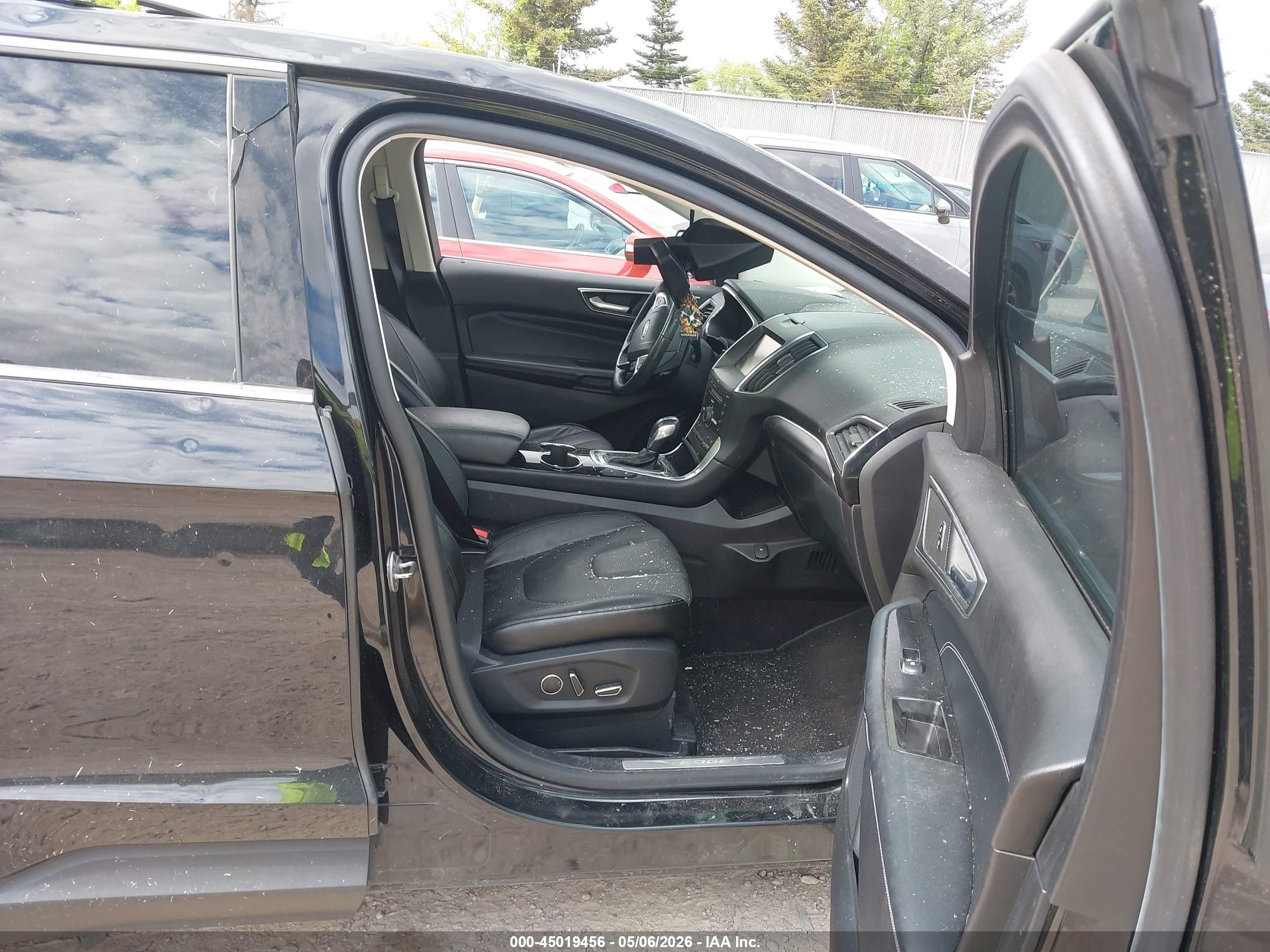 2015 Ford Edge Titanium Black vin: 2FMPK4K91FBB05130