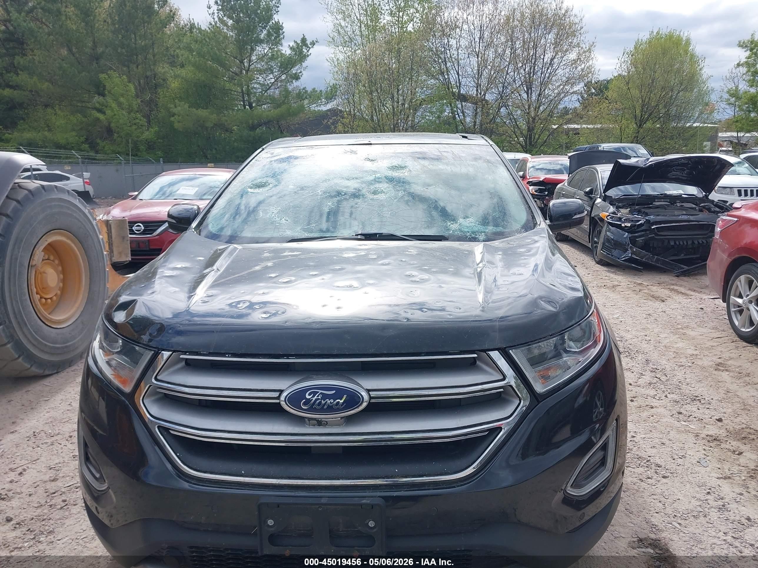 2015 Ford Edge Titanium Black vin: 2FMPK4K91FBB05130
