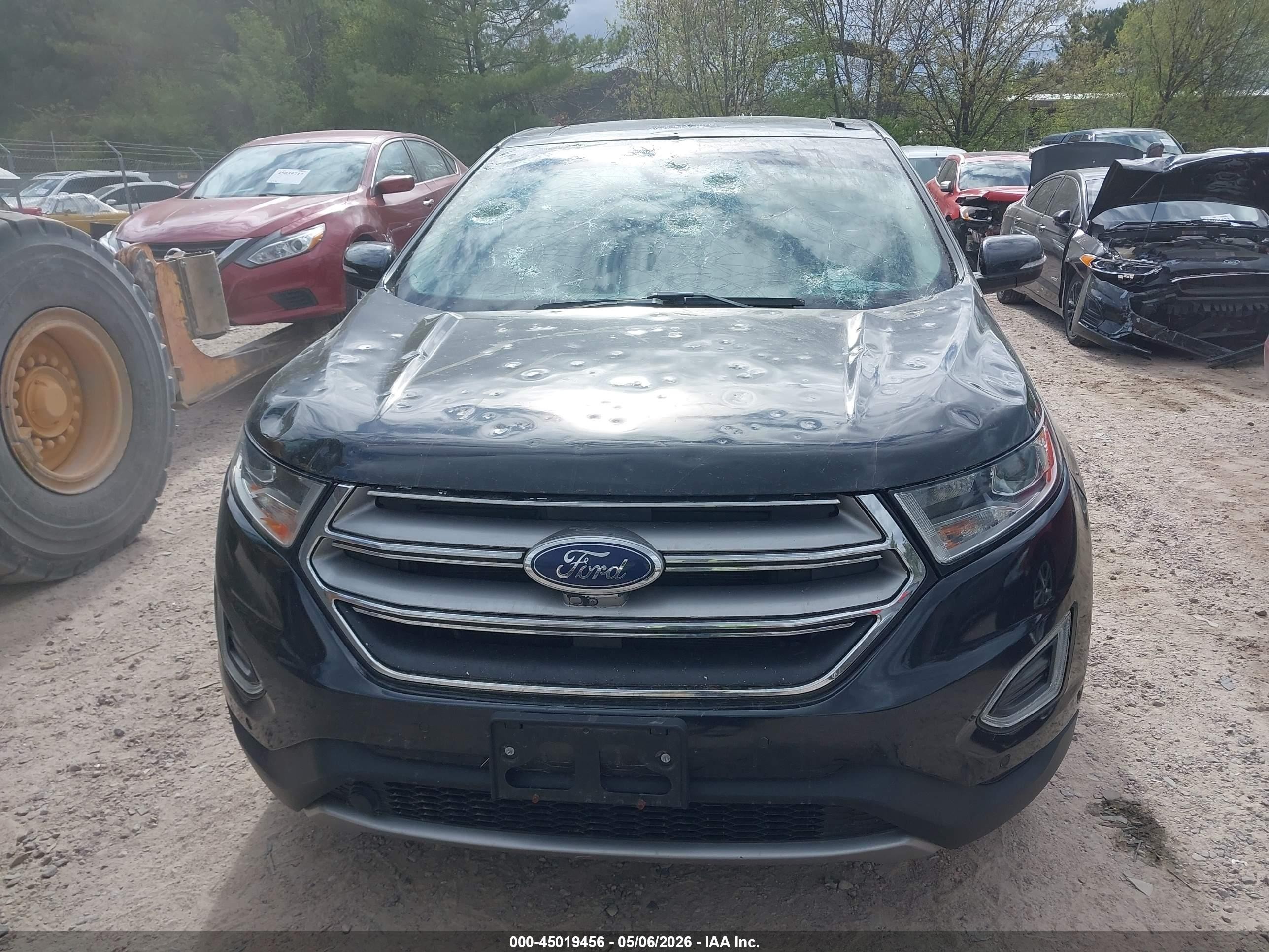 2015 Ford Edge Titanium Black vin: 2FMPK4K91FBB05130