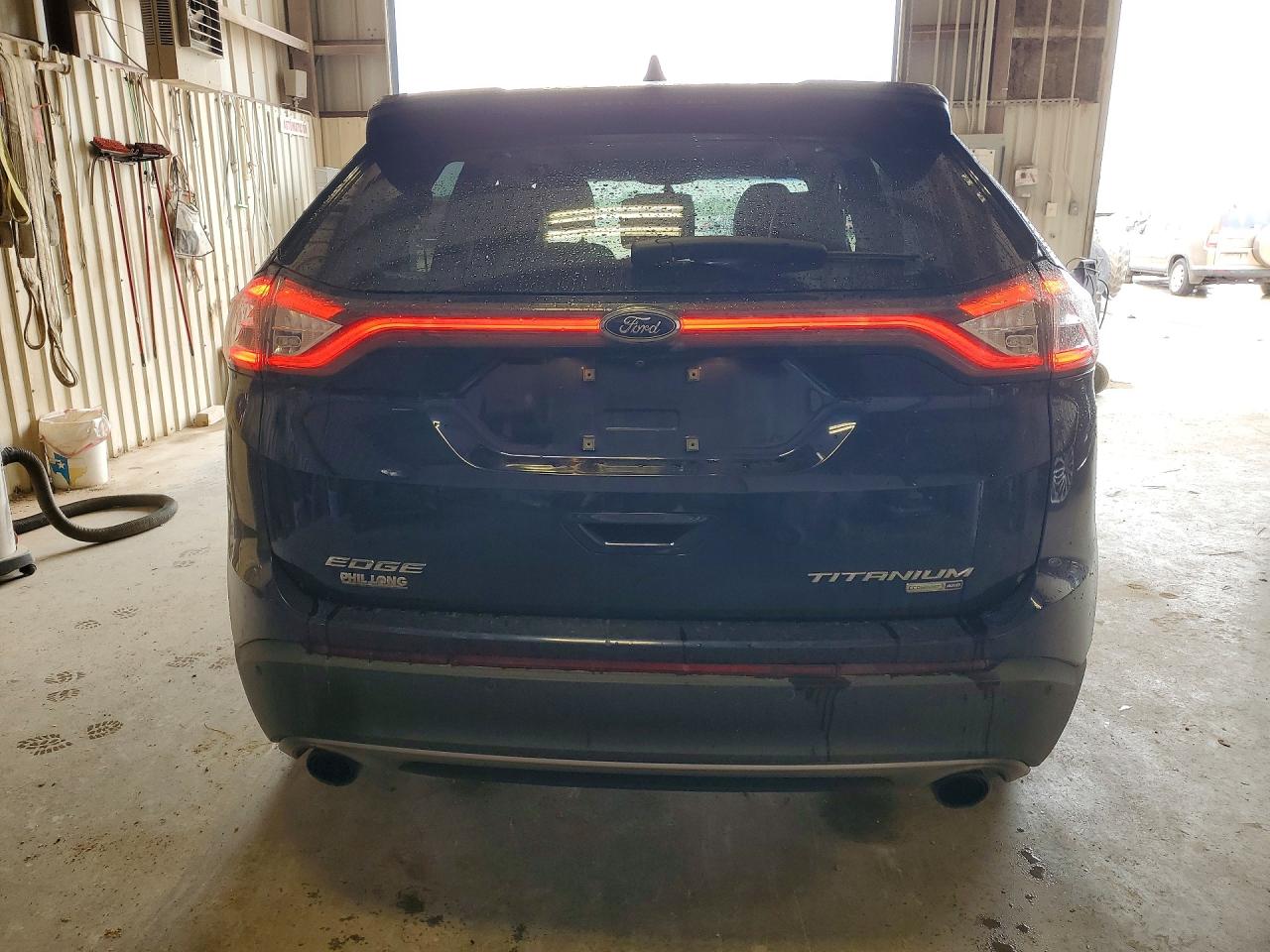 2016 Ford Edge Titanium Синий vin: 2FMPK4K91GBB78368