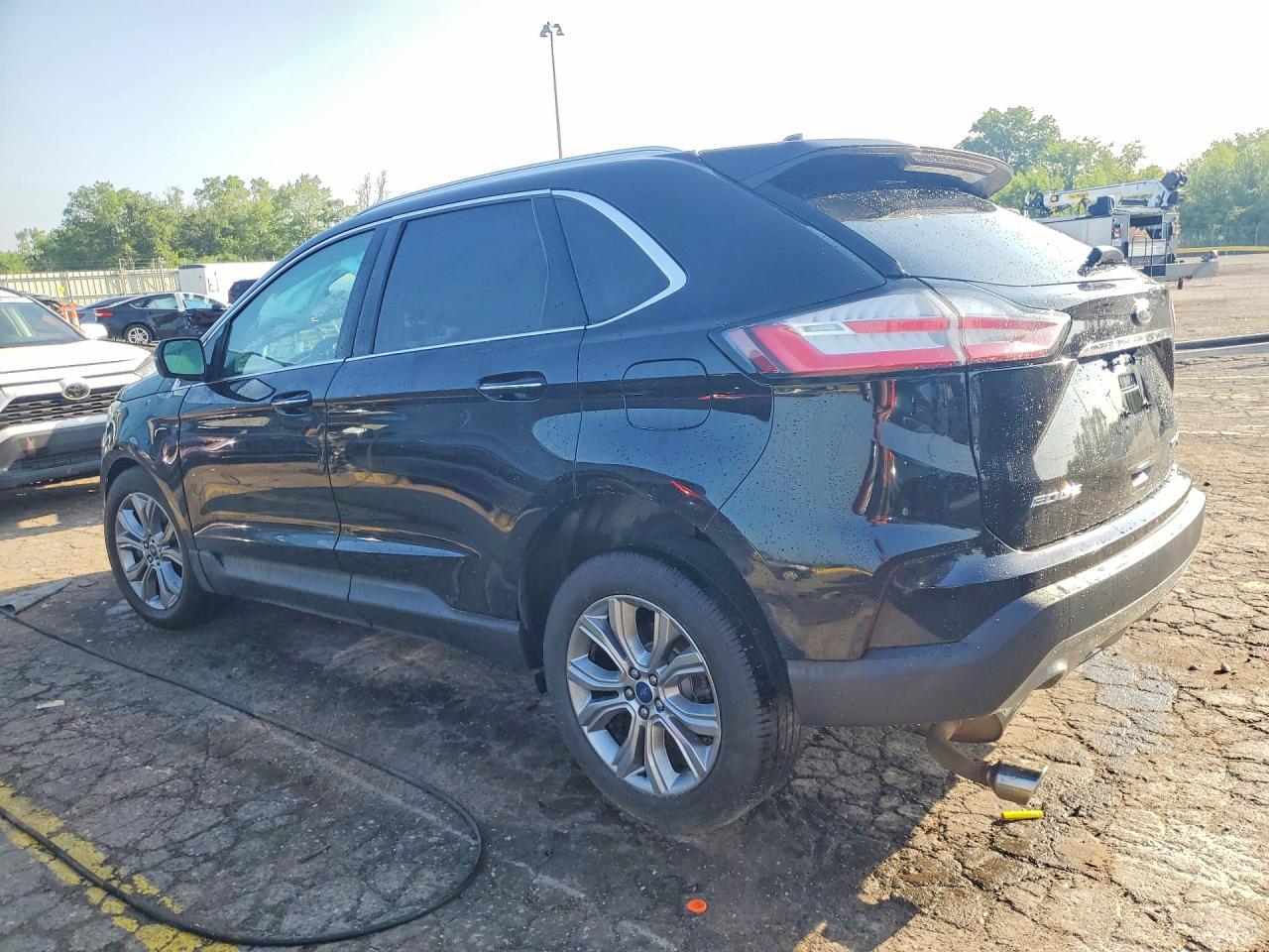 2019 Ford Edge Titanium Black vin: 2FMPK4K91KBC02970