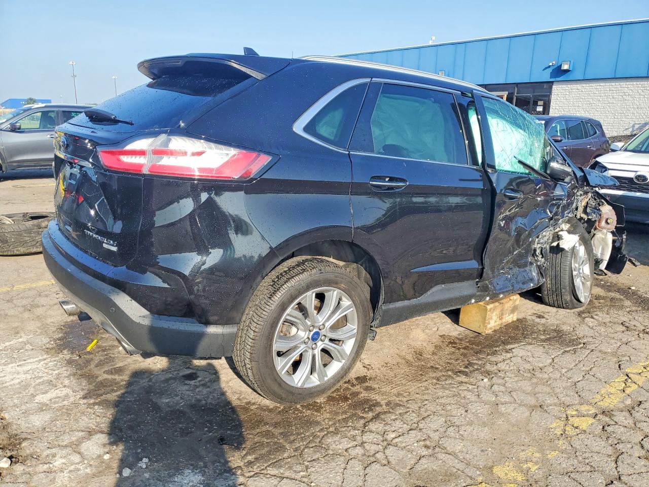 2019 Ford Edge Titanium Black vin: 2FMPK4K91KBC02970
