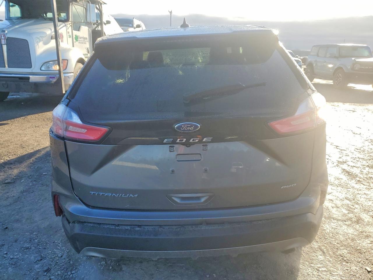 2022 Ford Edge Titanium Gray vin: 2FMPK4K91NBA94855