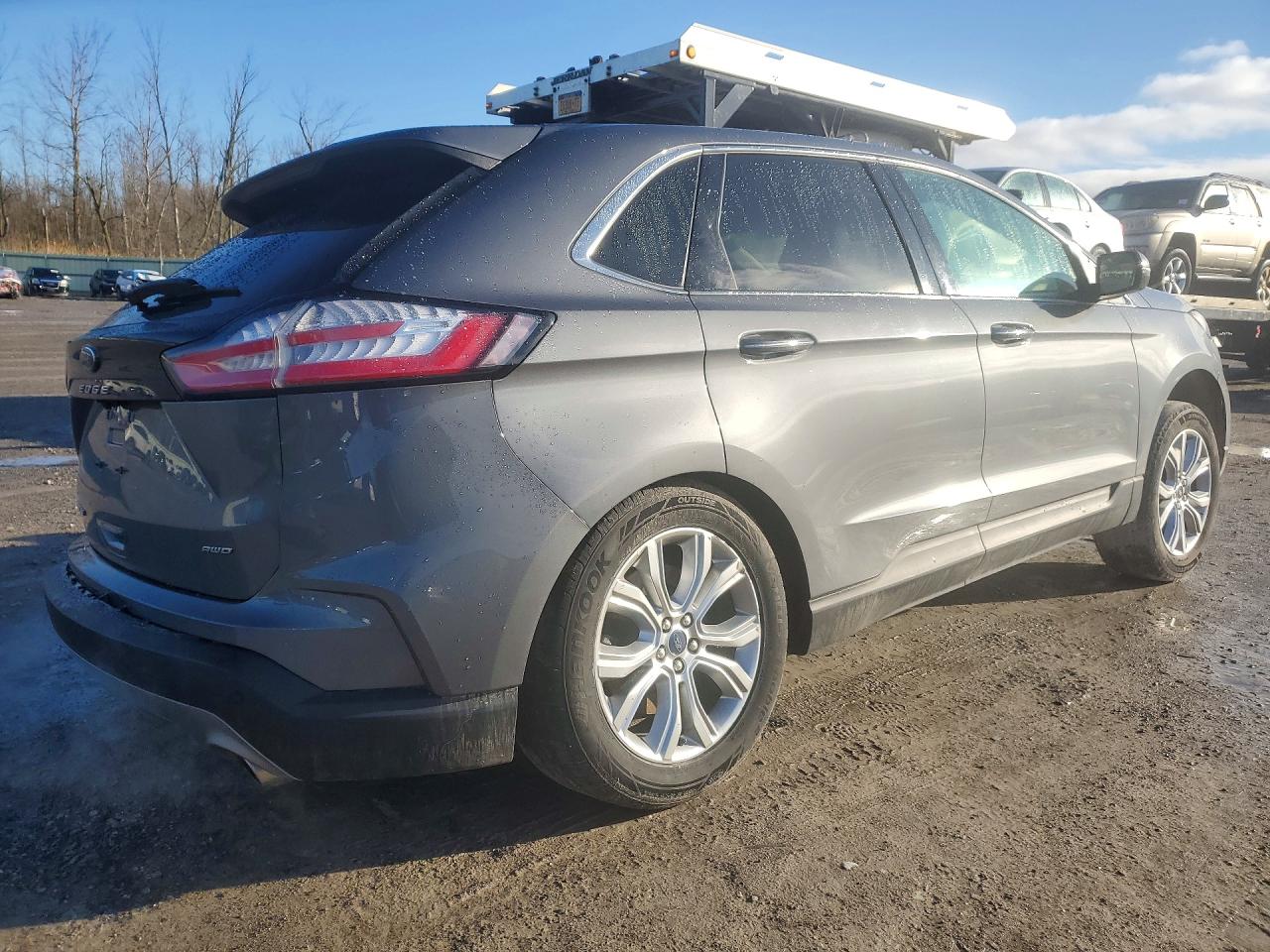 2022 Ford Edge Titanium Gray vin: 2FMPK4K91NBA94855