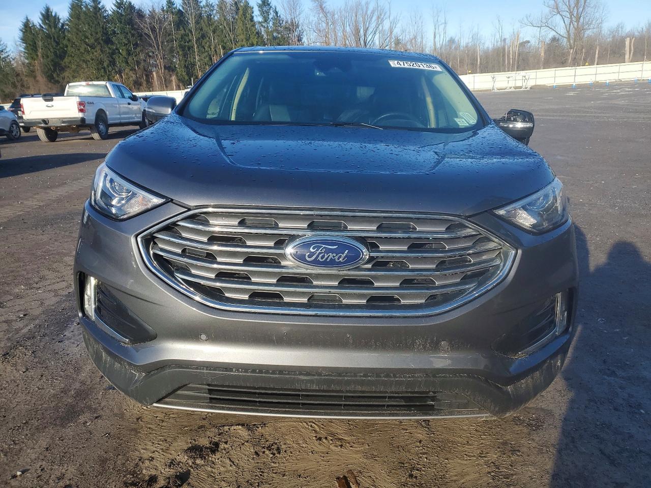 2022 Ford Edge Titanium Gray vin: 2FMPK4K91NBA94855