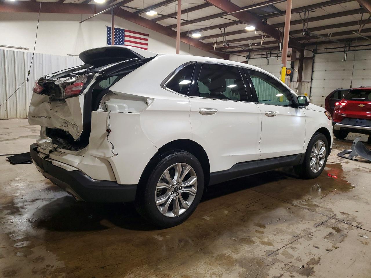 2024 Ford Edge Titanium Белый vin: 2FMPK4K91RBA87944