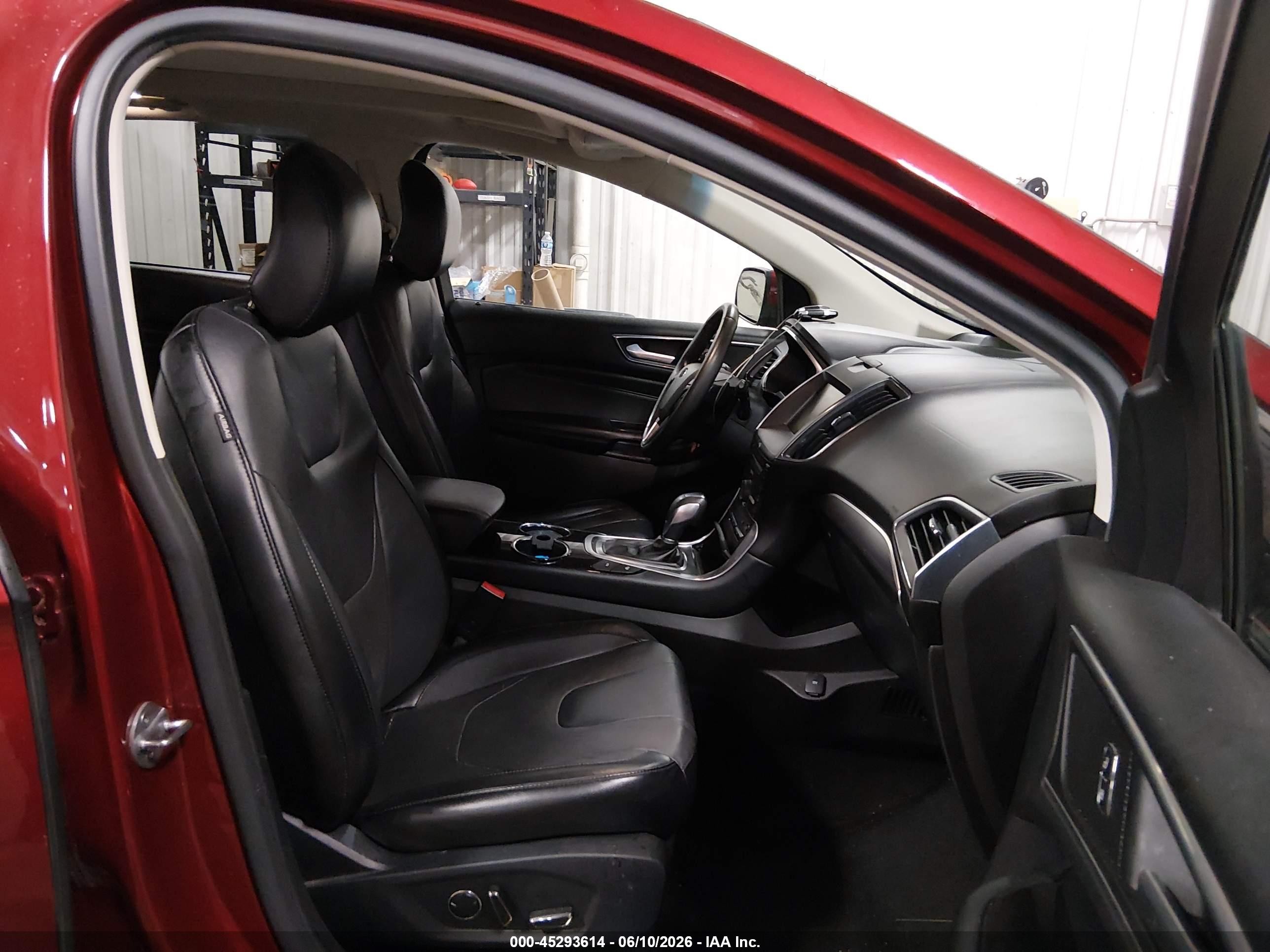2015 Ford Edge Titanium Red vin: 2FMPK4K92FBB49850