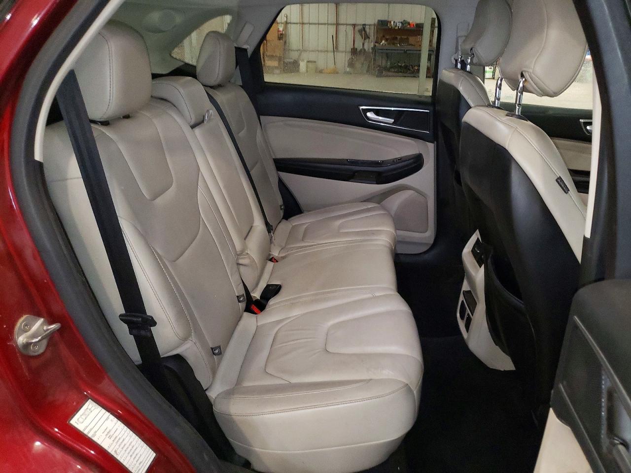 2016 Ford Edge Titanium Темно-бордовый vin: 2FMPK4K92GBB23718