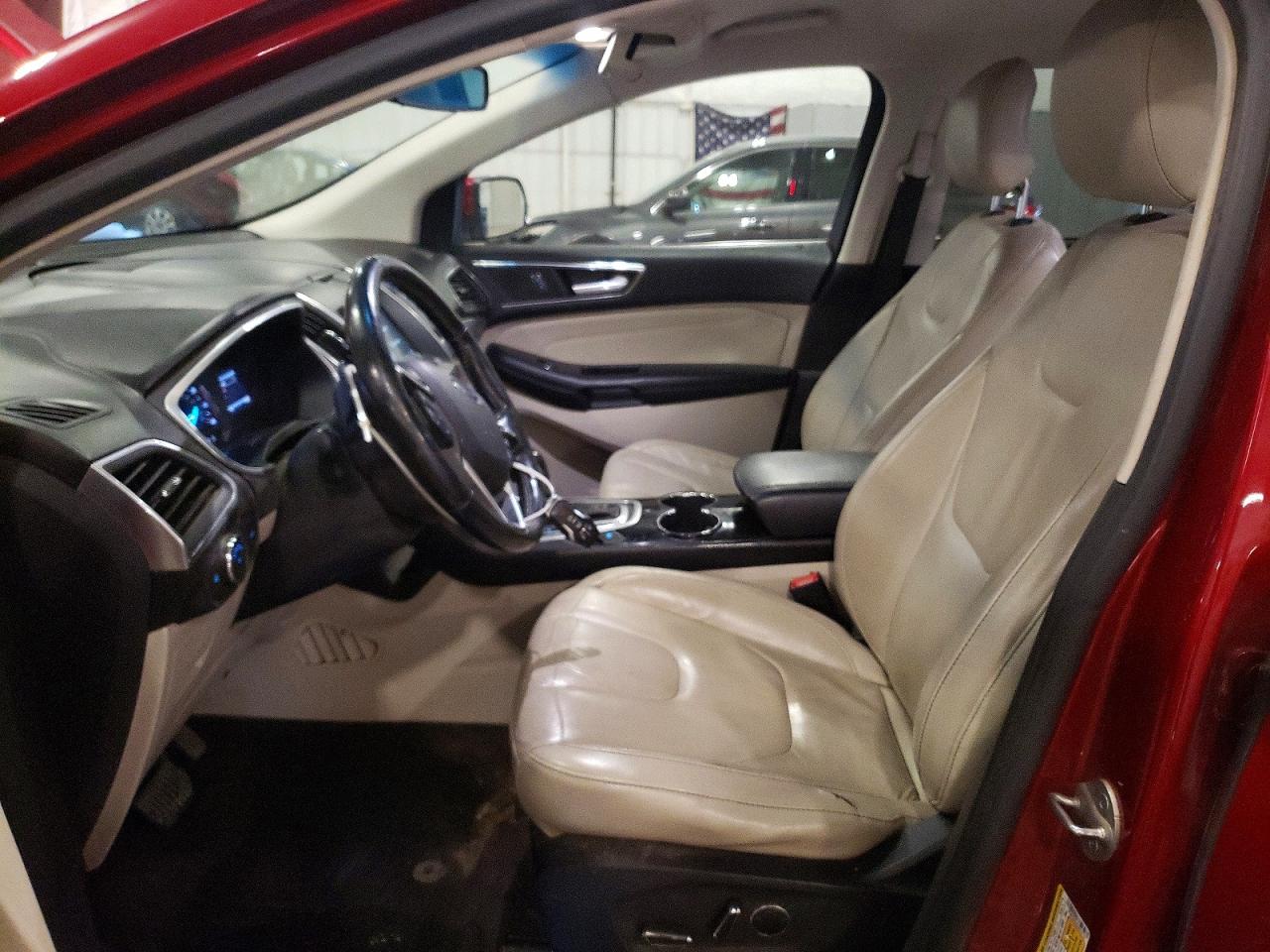 2016 Ford Edge Titanium Темно-бордовый vin: 2FMPK4K92GBB23718
