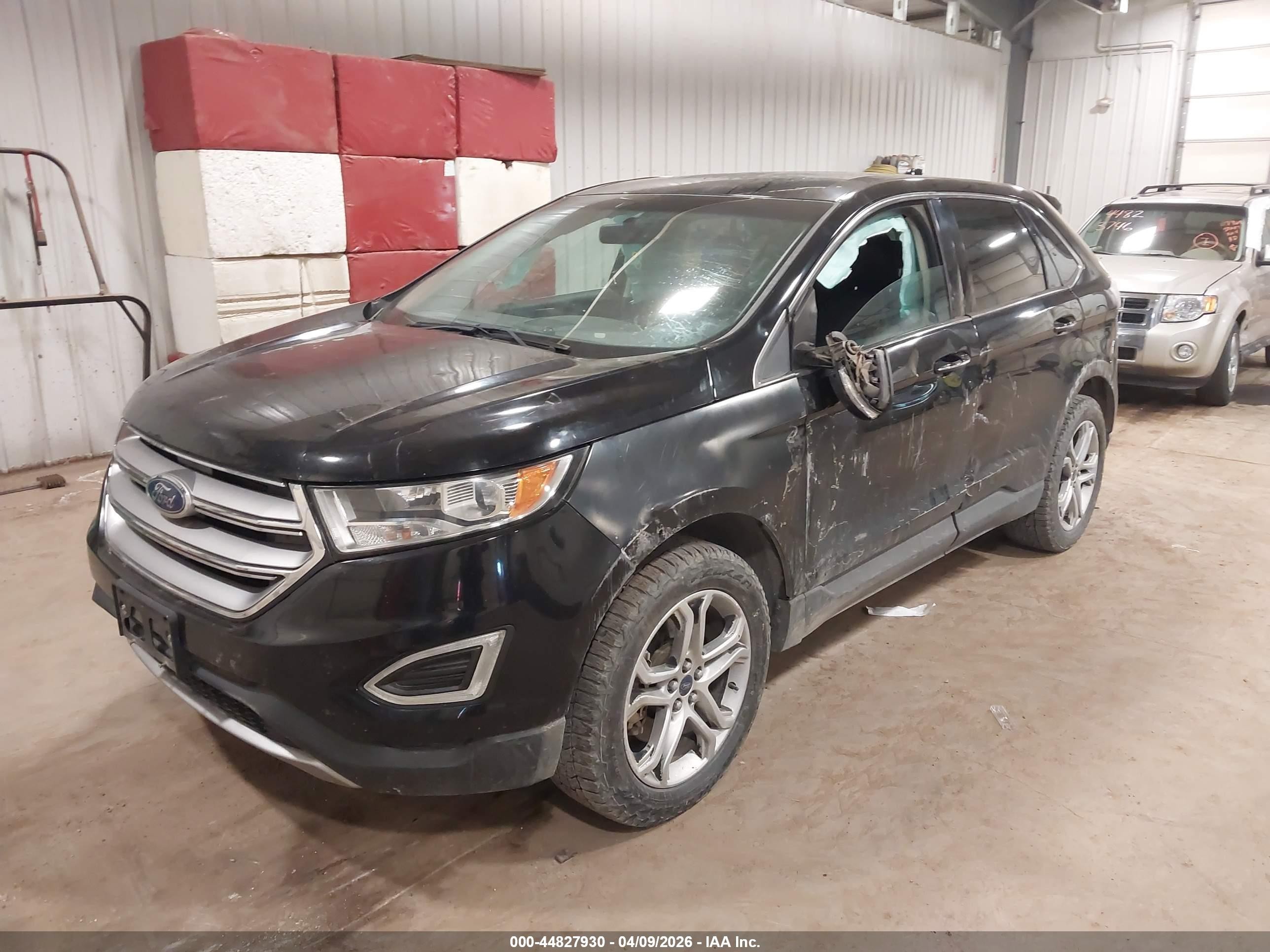 2016 Ford Edge Titanium Black vin: 2FMPK4K92GBB44925
