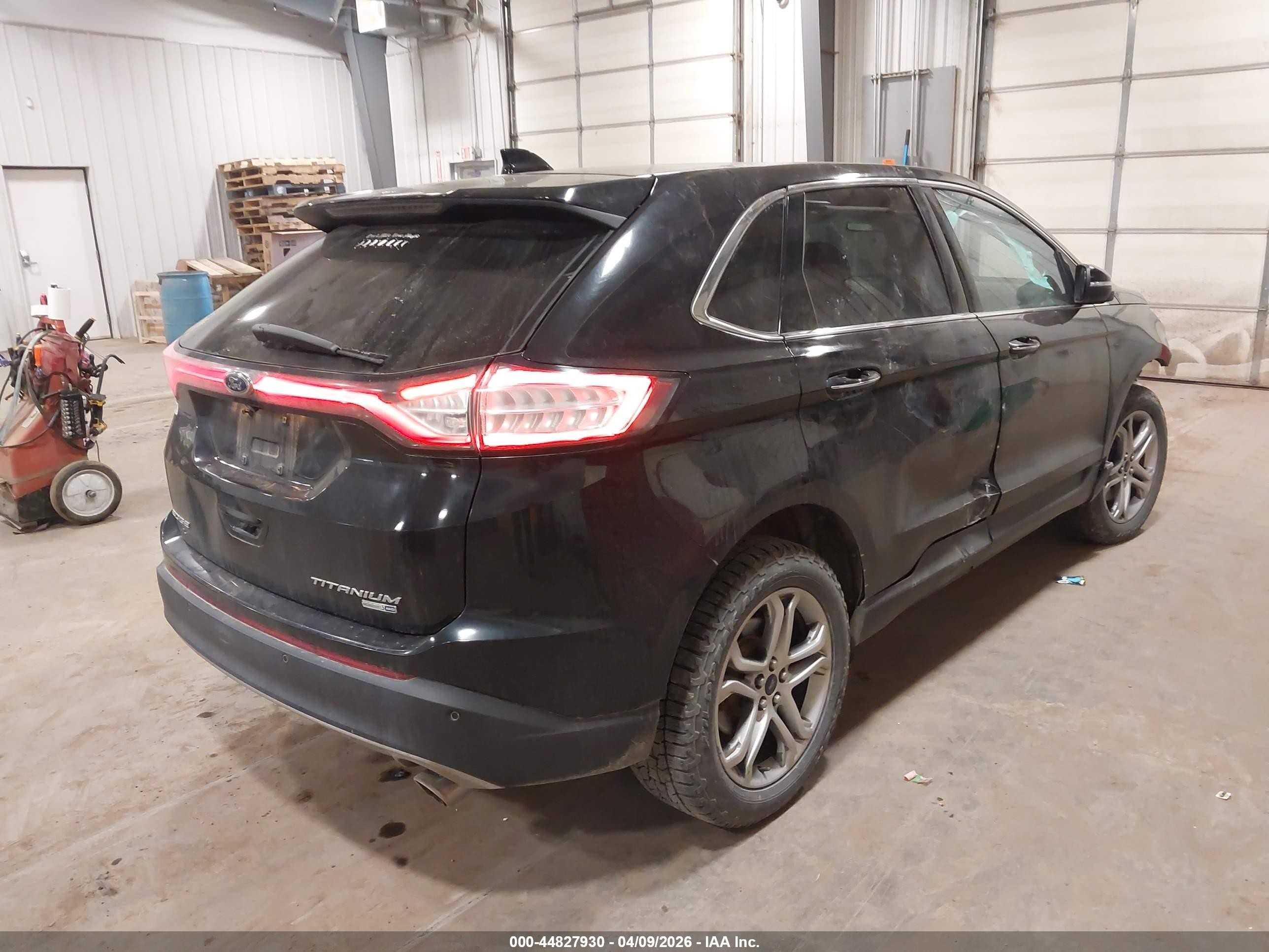 2016 Ford Edge Titanium Black vin: 2FMPK4K92GBB44925