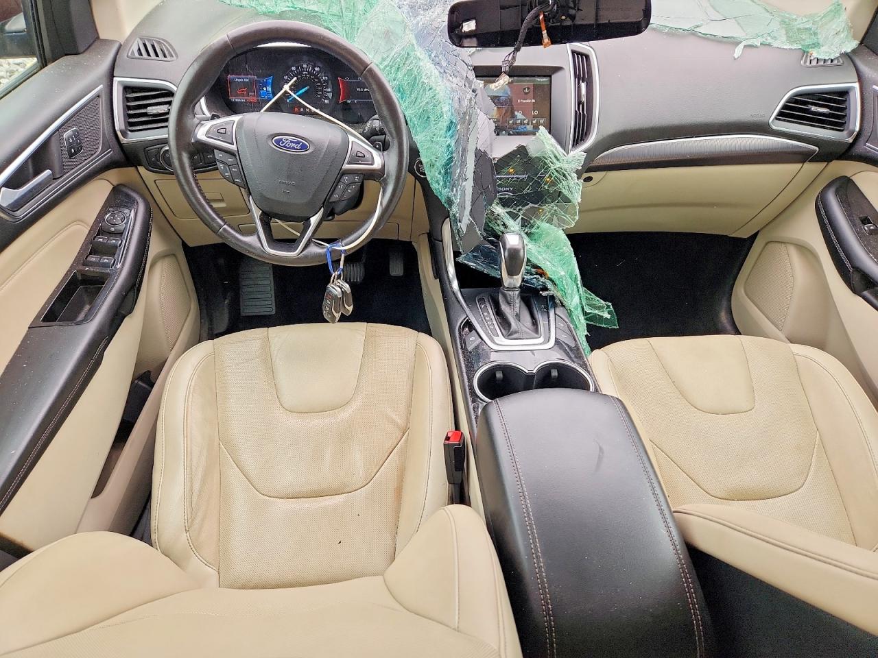 2015 Ford Edge Titanium Бордовый vin: 2FMPK4K93FBB00124