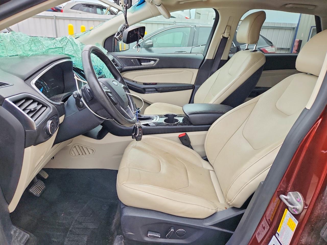 2015 Ford Edge Titanium Бордовый vin: 2FMPK4K93FBB00124