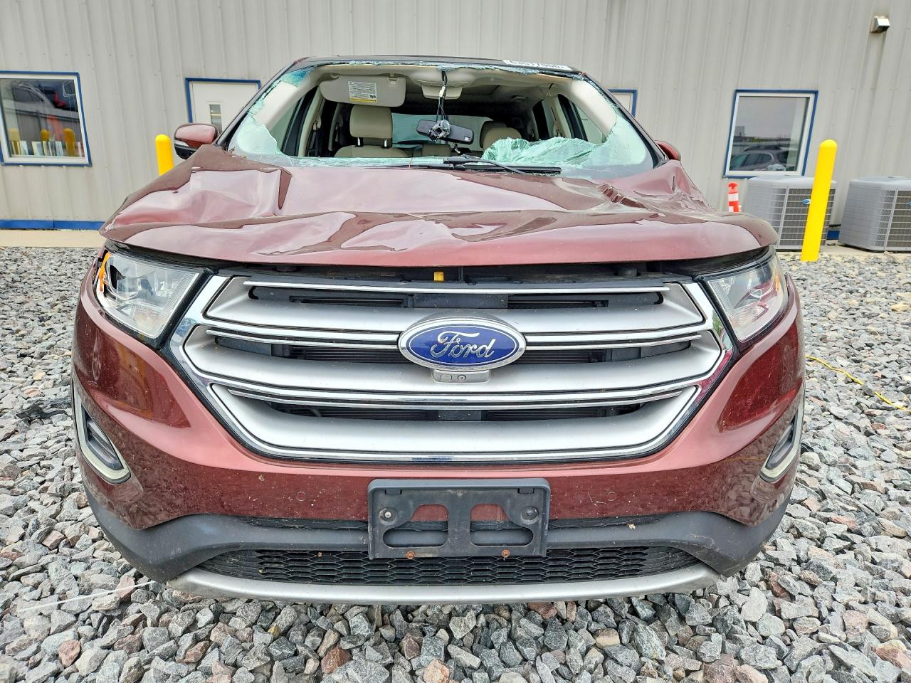 2015 Ford Edge Titanium Бордовый vin: 2FMPK4K93FBB00124