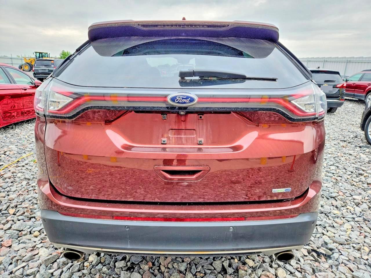 2015 Ford Edge Titanium Бордовый vin: 2FMPK4K93FBB00124