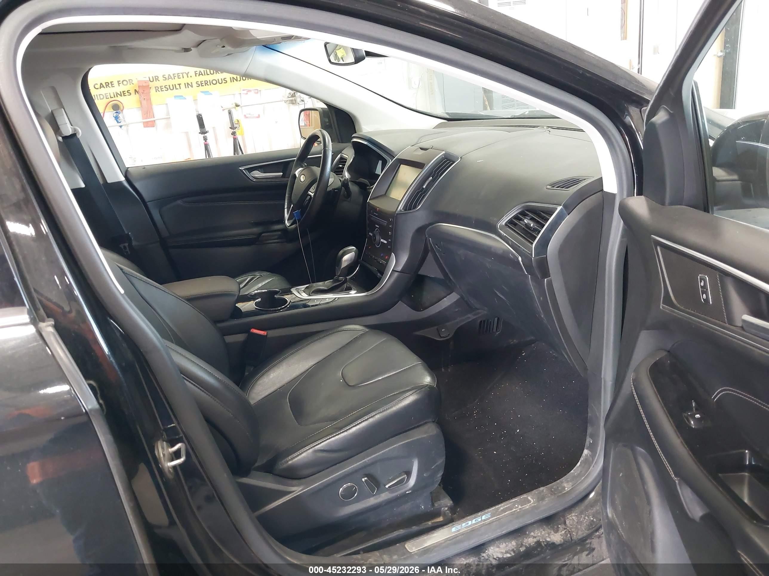 2015 Ford Edge Titanium Gray vin: 2FMPK4K93FBB50201