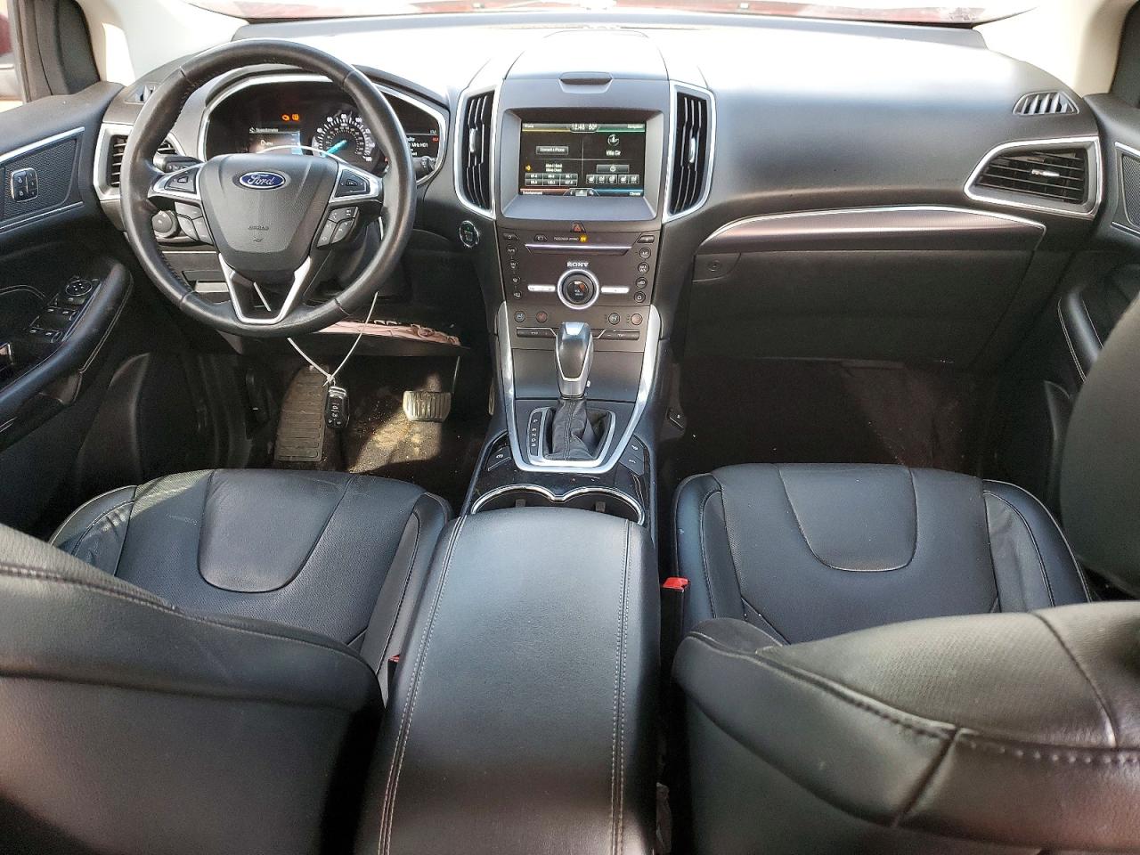 2015 Ford Edge Maroon vin: 2FMPK4K93FBB67189
