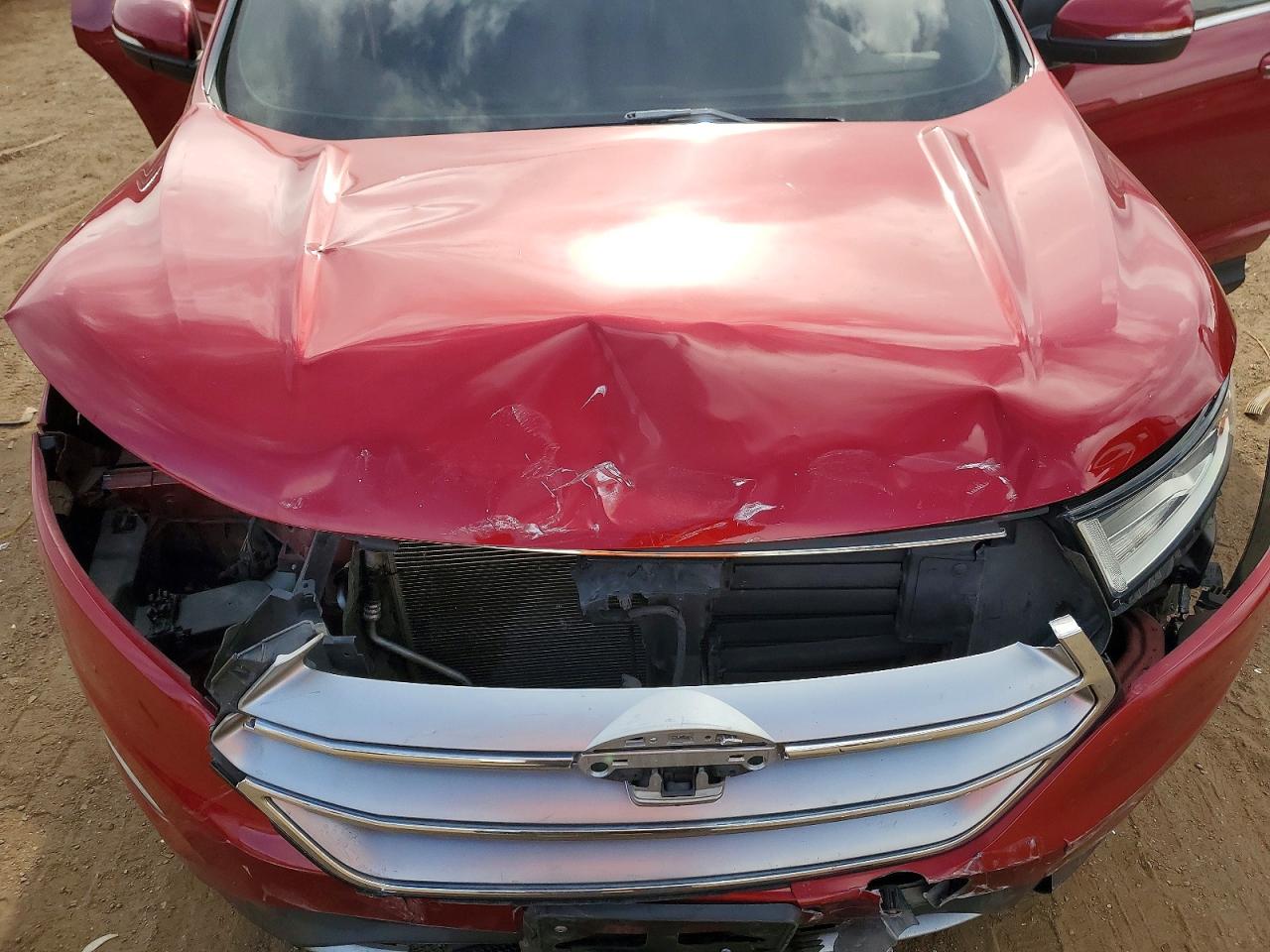 2015 Ford Edge Maroon vin: 2FMPK4K93FBB67189