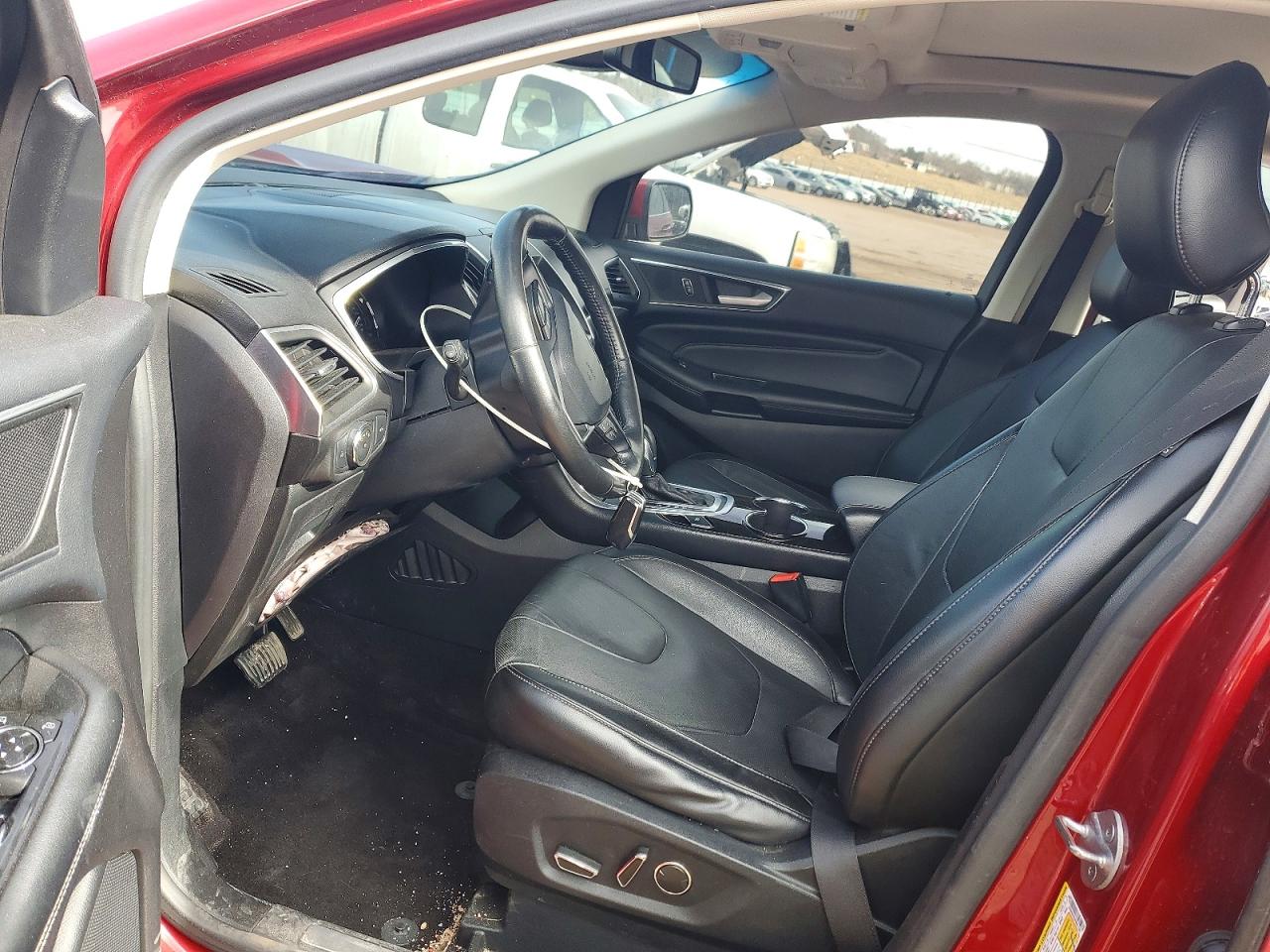 2015 Ford Edge Maroon vin: 2FMPK4K93FBB67189