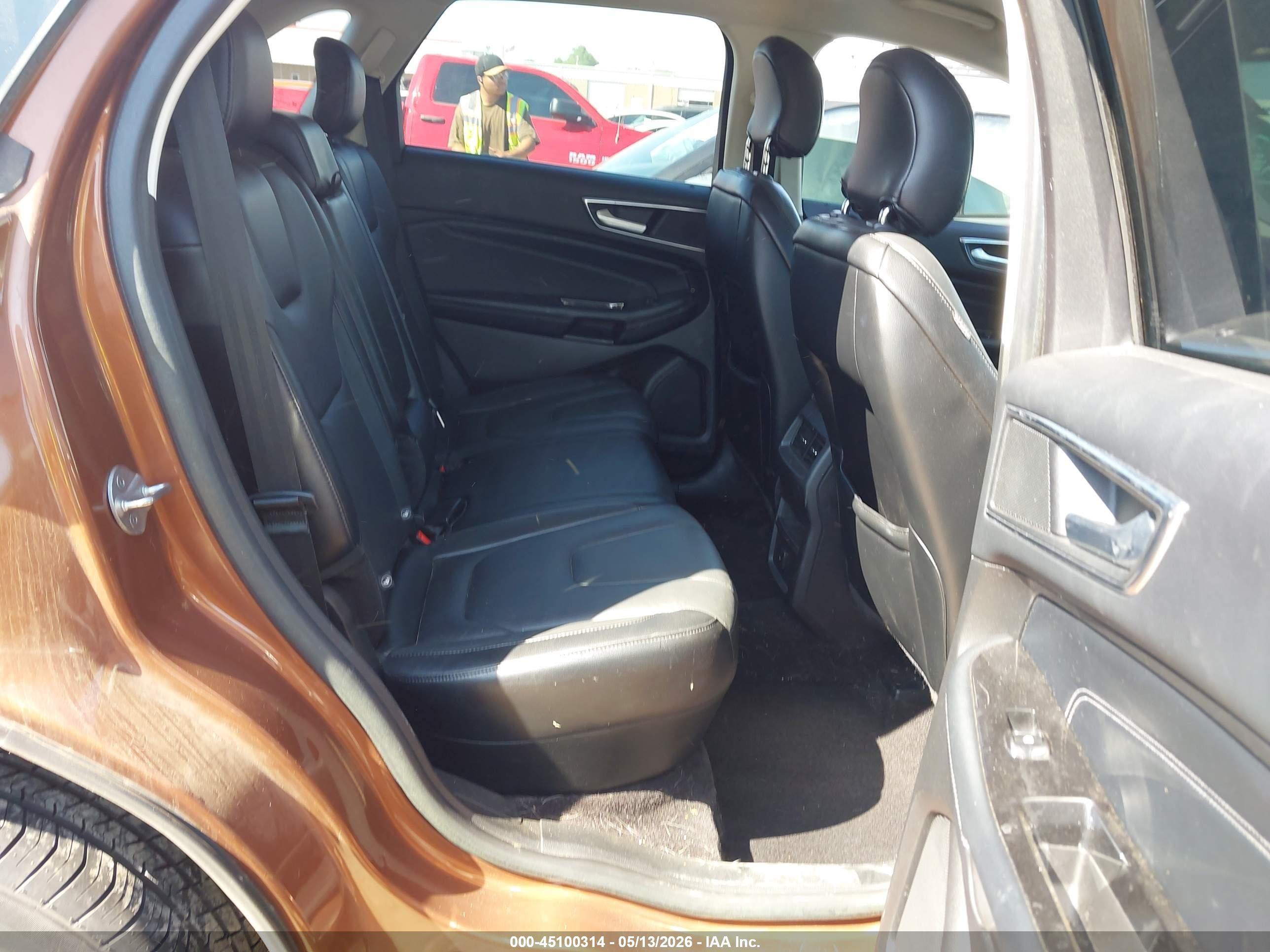 2017 Ford Edge Titanium Золотой vin: 2FMPK4K93HBB29030