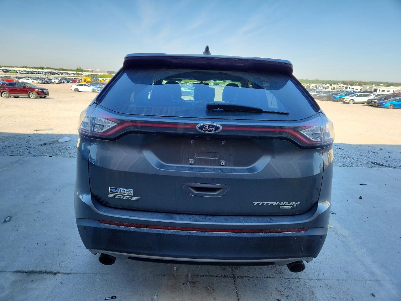 2018 Ford Edge Titanium Gray vin: 2FMPK4K93JBC31868