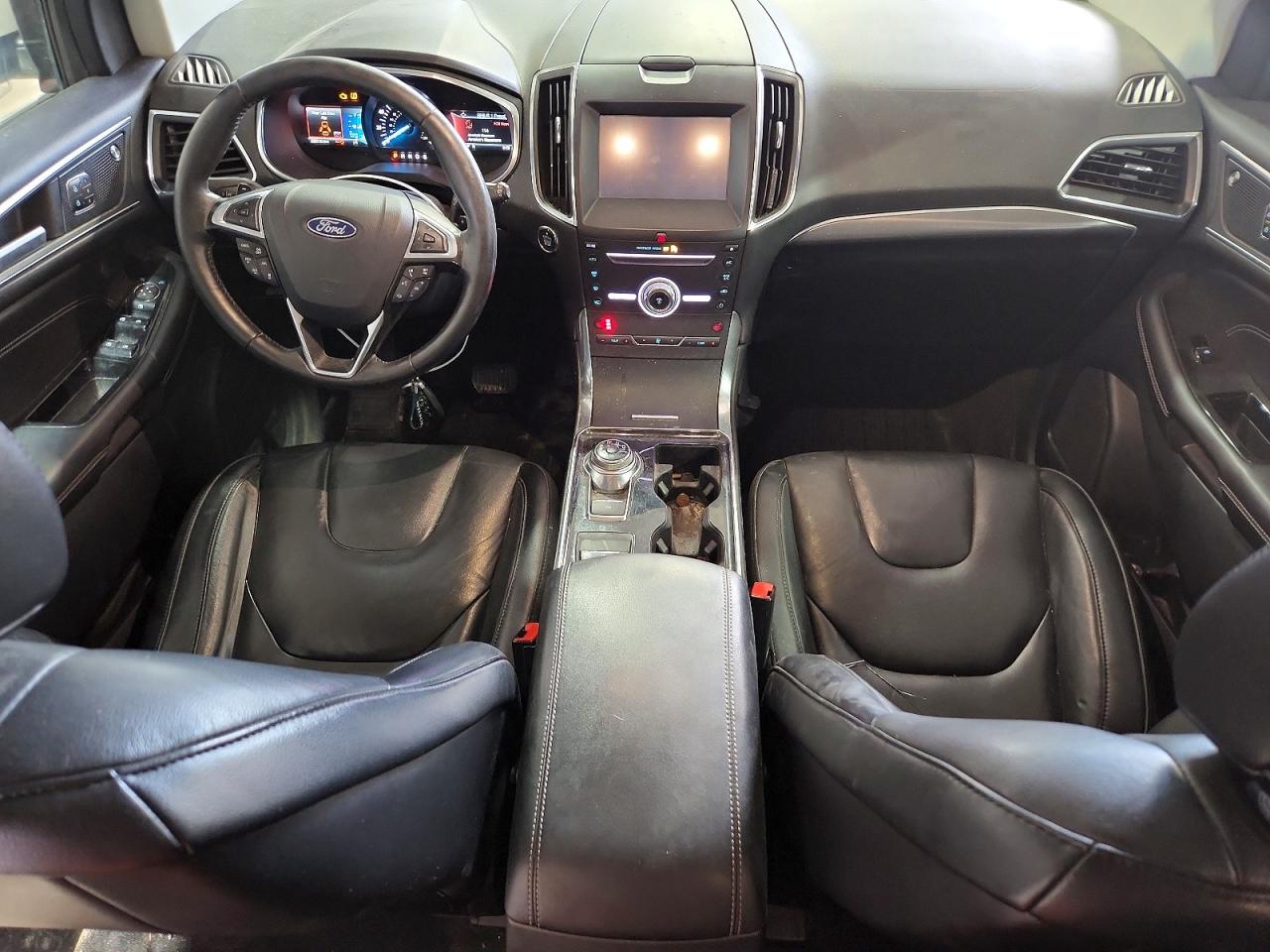 2019 Ford Edge Titanium White vin: 2FMPK4K93KBB87310