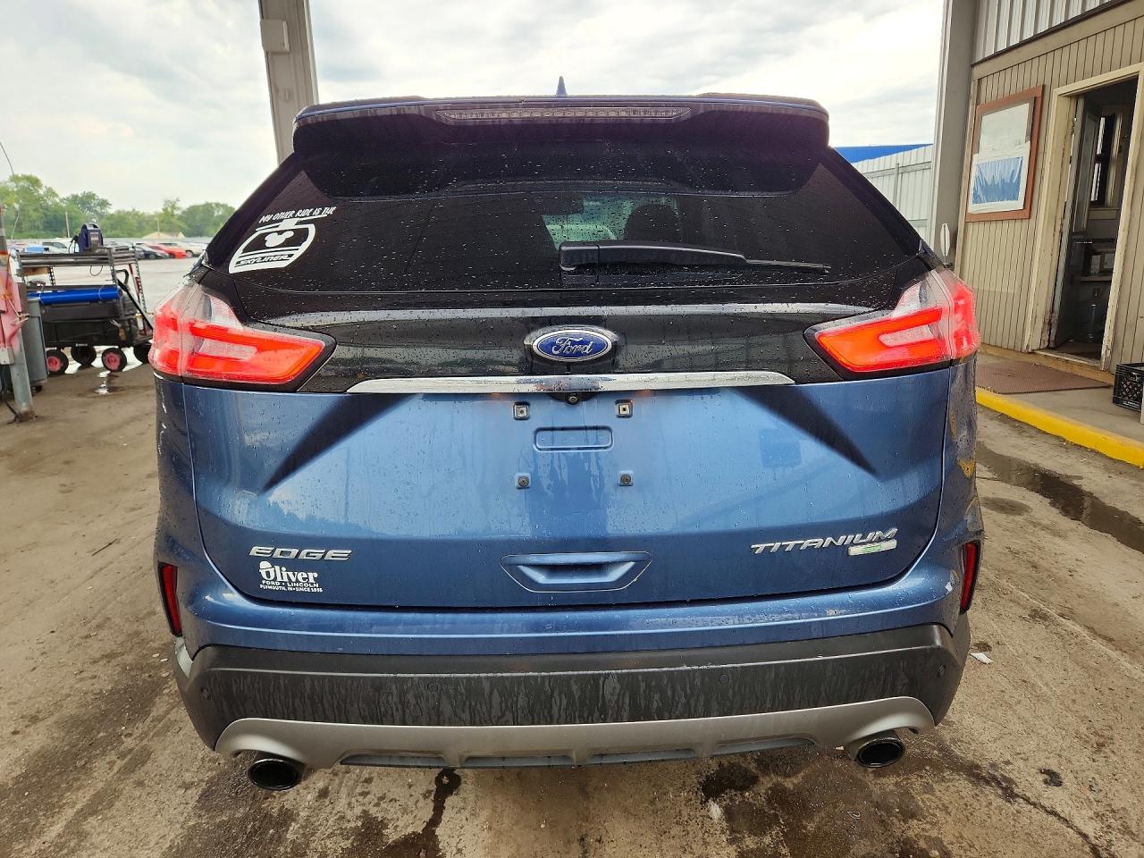 2019 Ford Edge Titanium Blue vin: 2FMPK4K93KBC10309