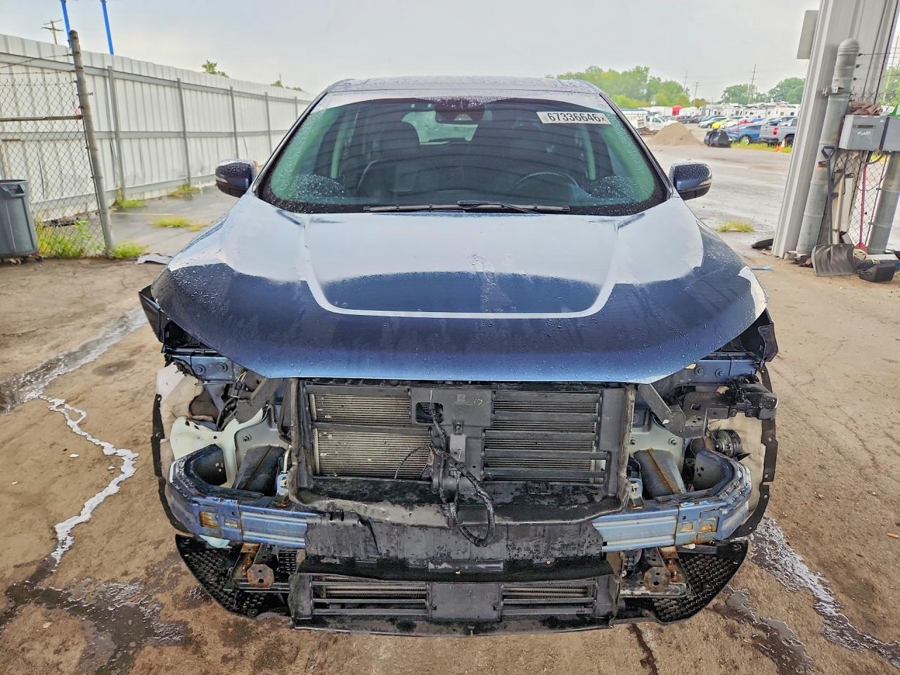 2019 Ford Edge Titanium Blue vin: 2FMPK4K93KBC10309