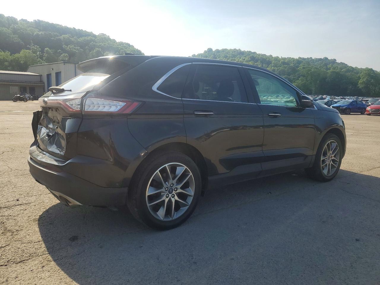 2015 Ford Edge Titanium Black vin: 2FMPK4K94FBB32970