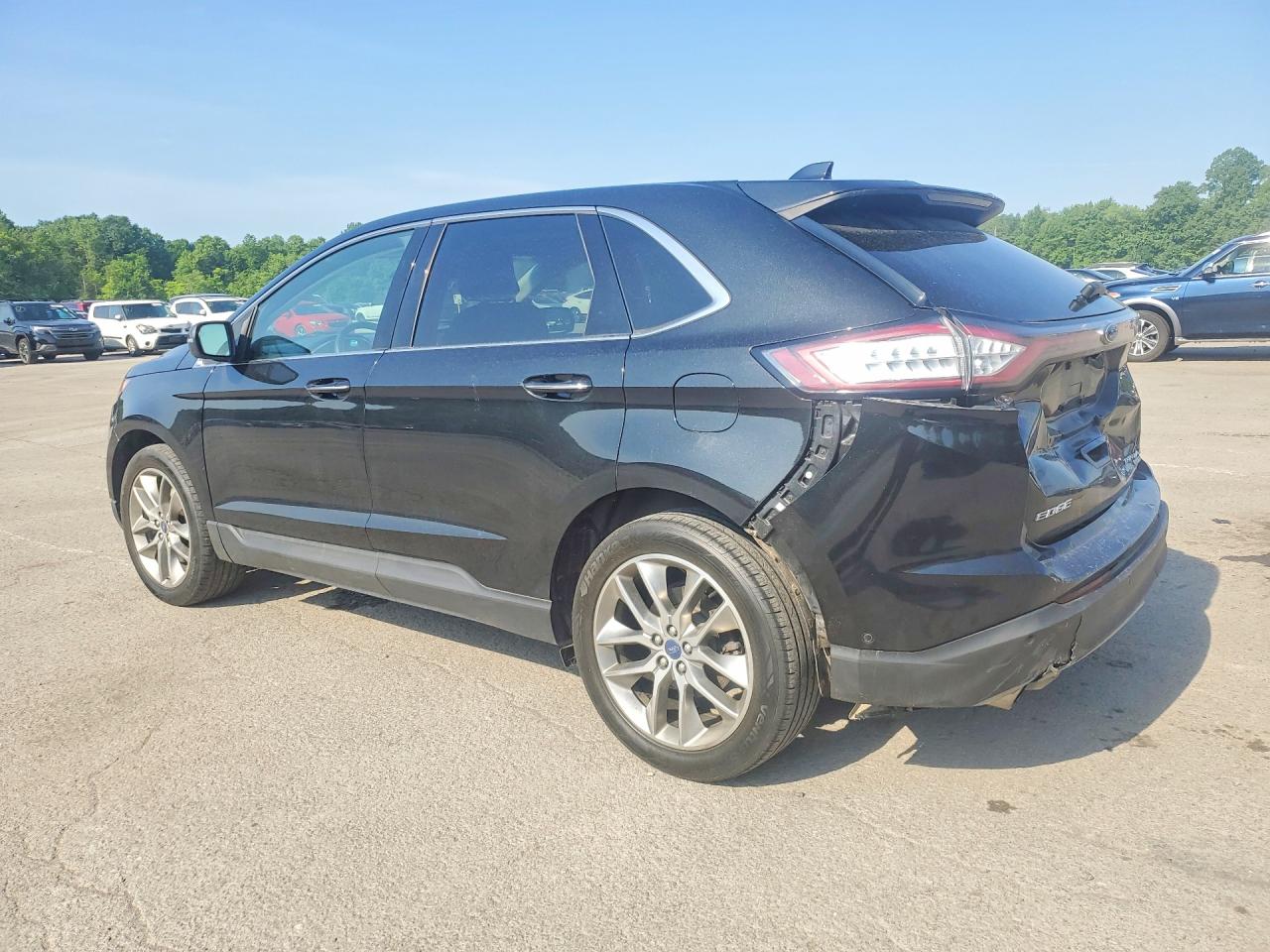 2015 Ford Edge Titanium Black vin: 2FMPK4K94FBB32970