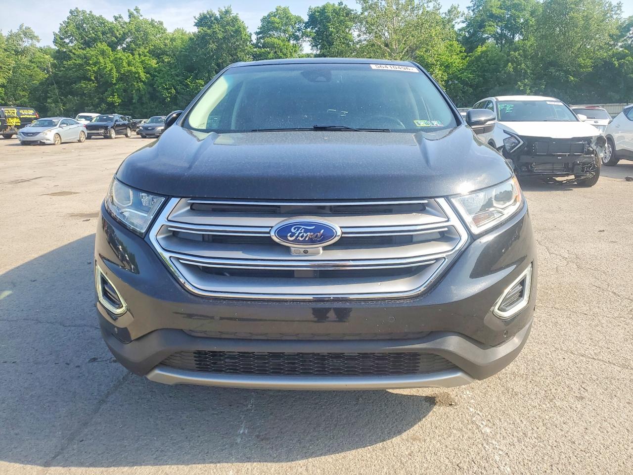 2015 Ford Edge Titanium Black vin: 2FMPK4K94FBB32970