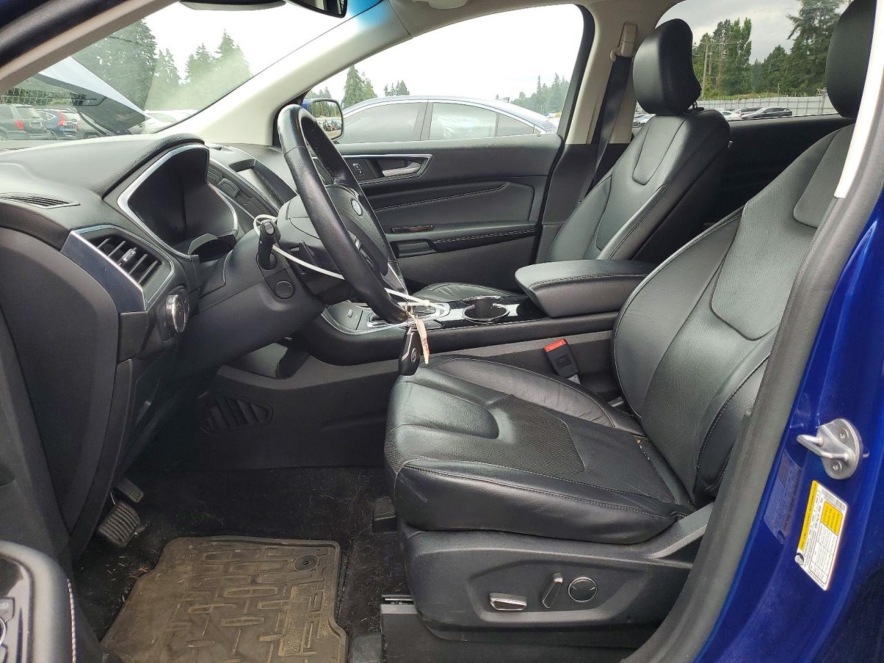 2015 Ford Edge Titanium Blue vin: 2FMPK4K94FBC12835
