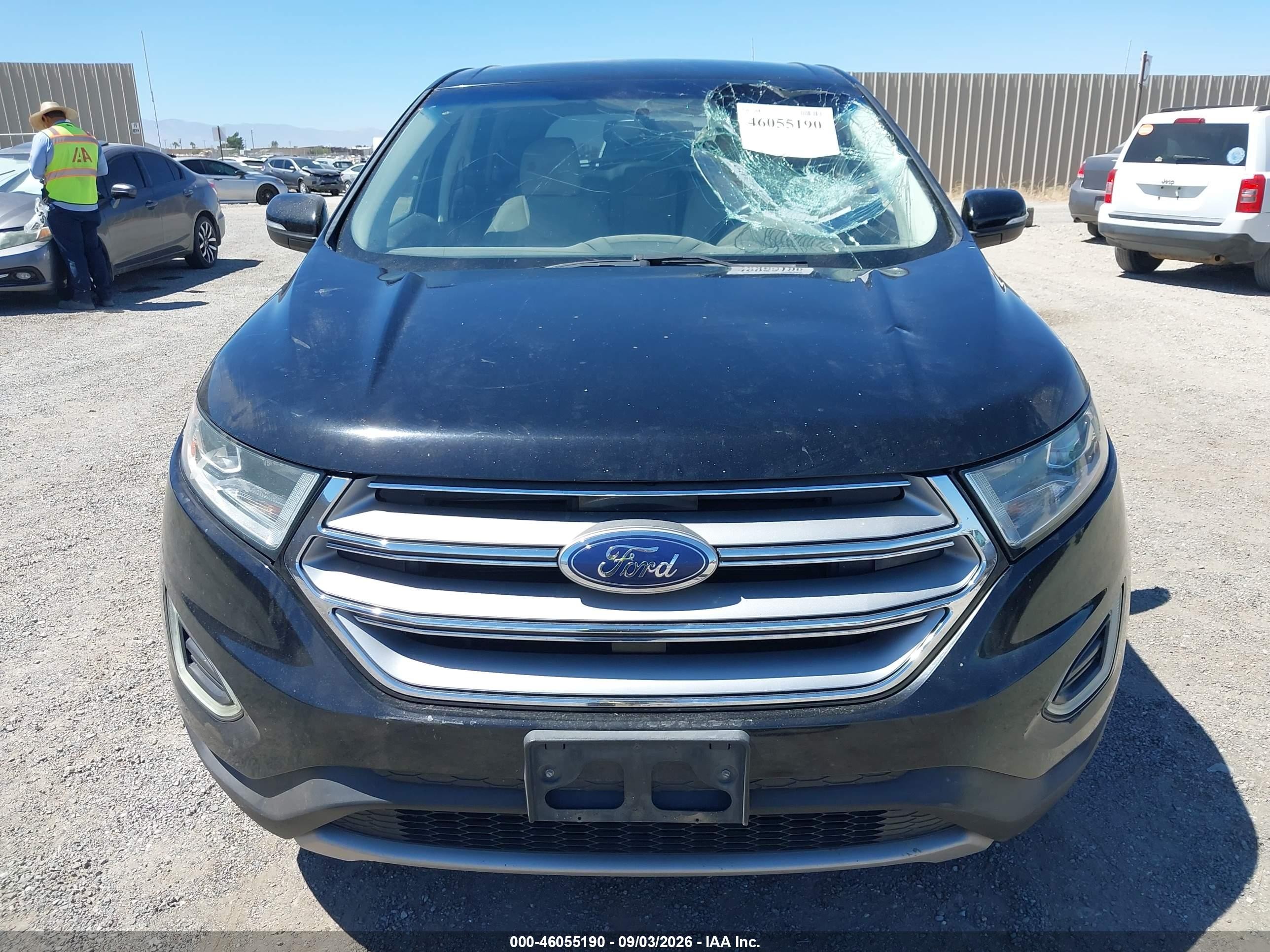 2017 Ford Edge Titanium Black vin: 2FMPK4K94HBB52493