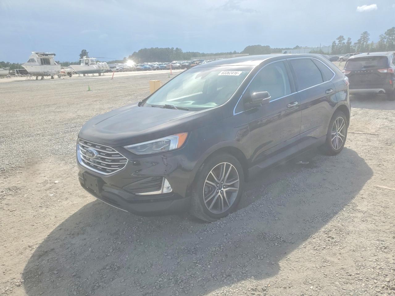 2019 Ford Edge Titanium Black vin: 2FMPK4K94KBC32626