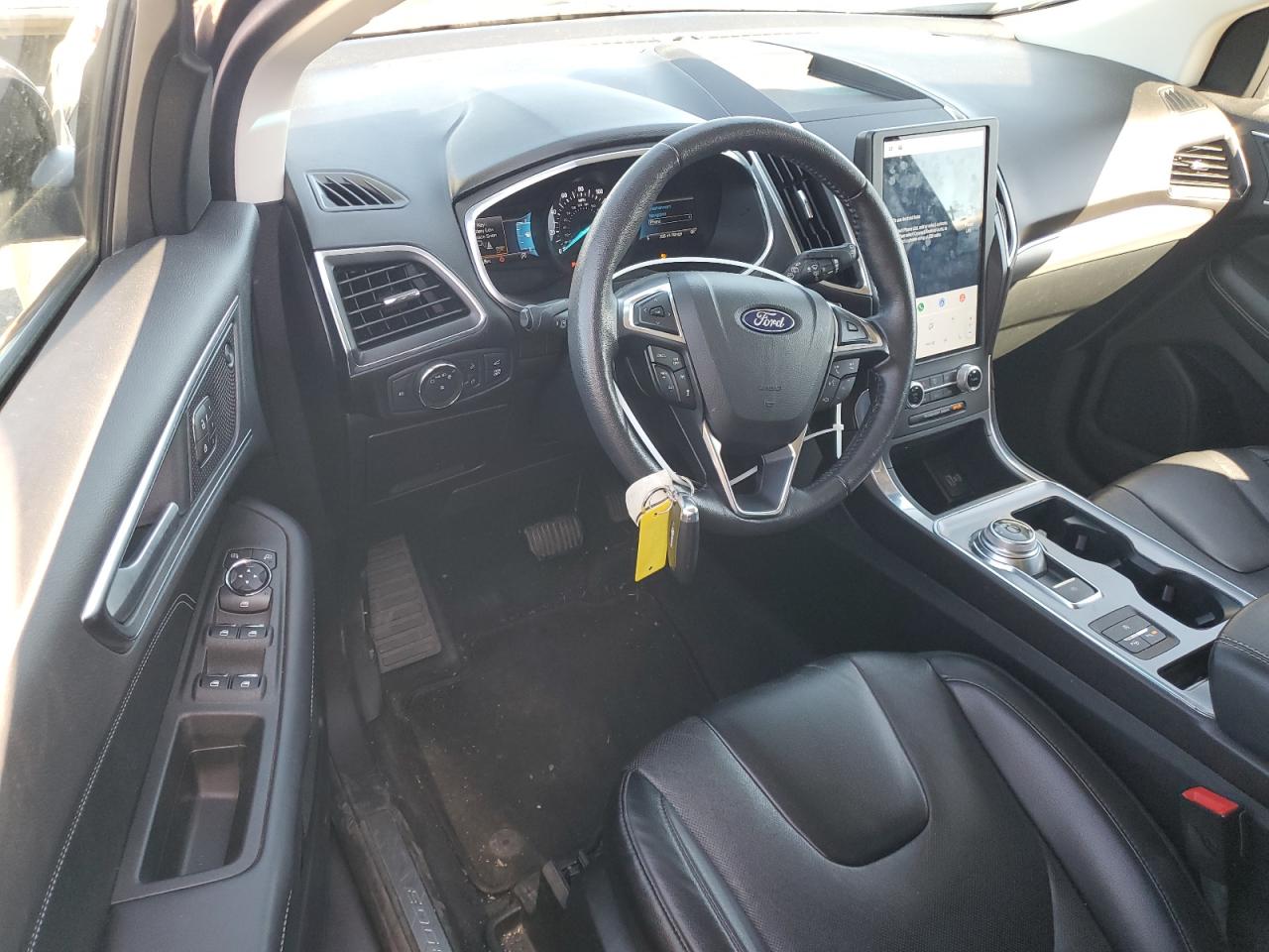 2021 Ford Edge Titanium Серый vin: 2FMPK4K94MBA44918