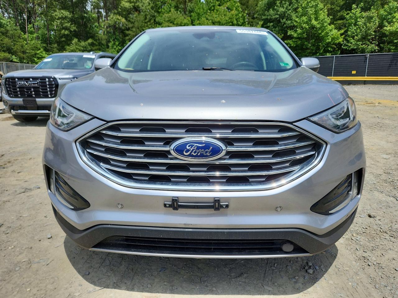 2022 Ford Edge Titanium Silver vin: 2FMPK4K94NBA34570
