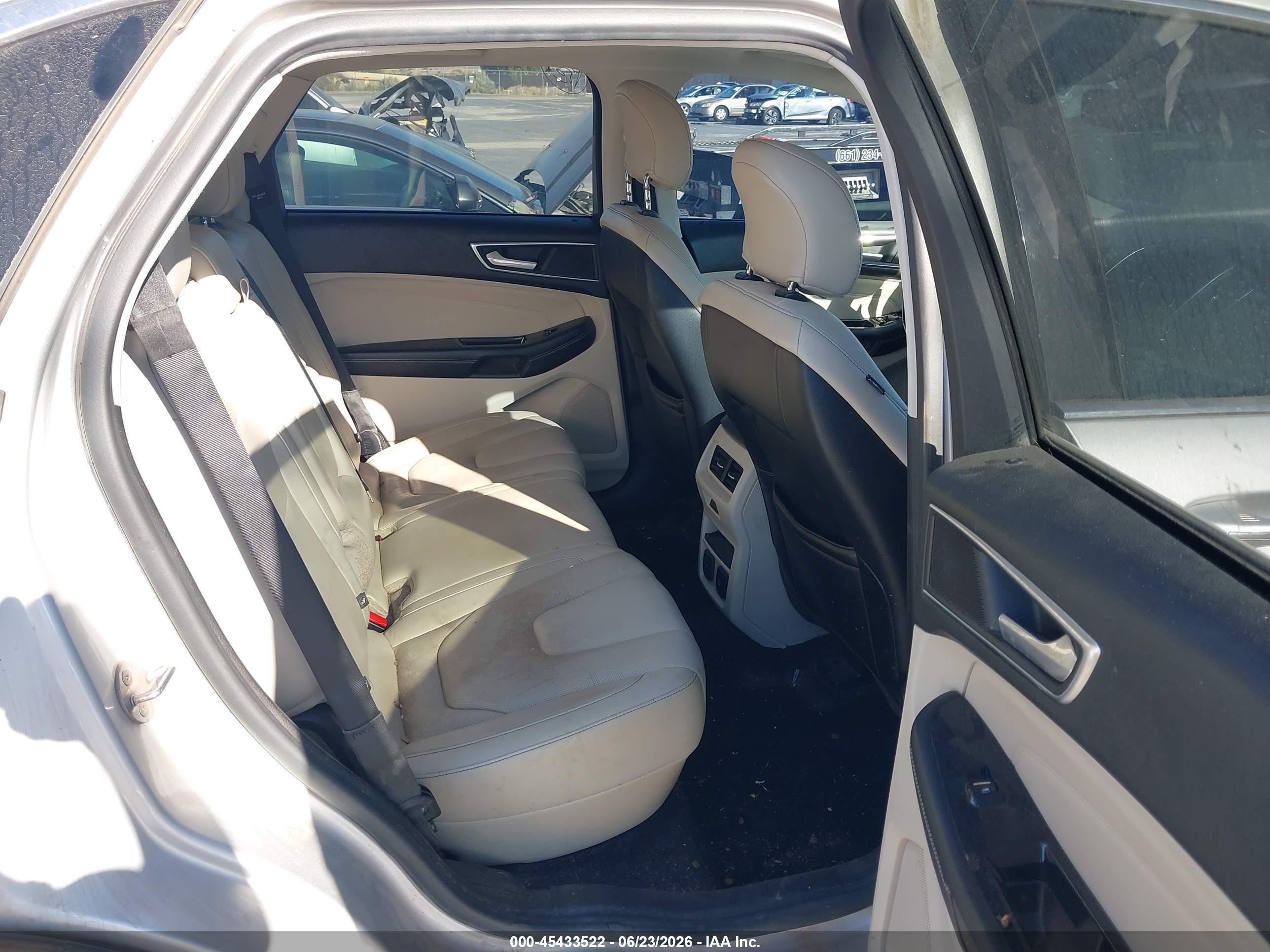 2015 Ford Edge Titanium Silver vin: 2FMPK4K95FBC11970